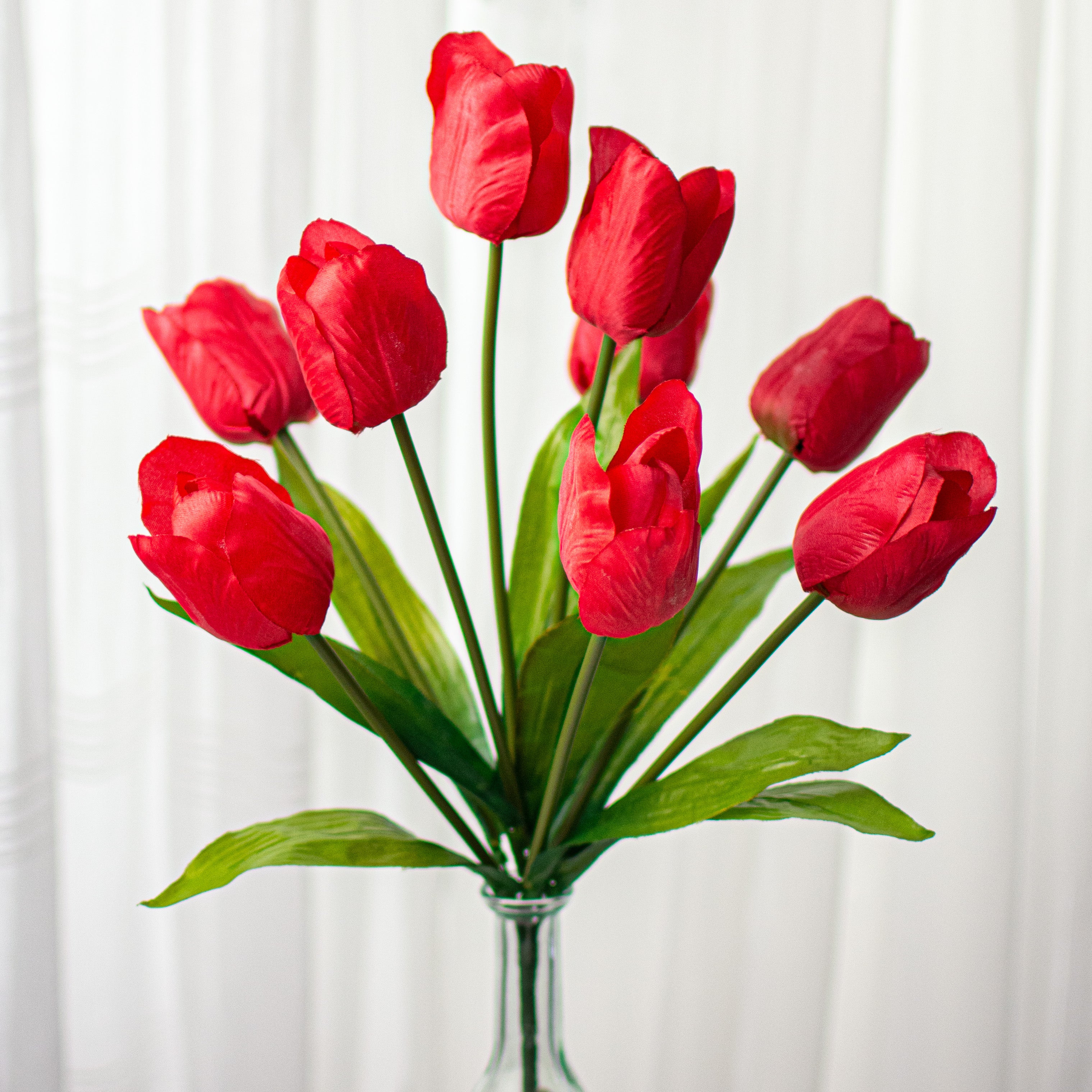 17" Tulips Bush: Red Item Number: 35115RD