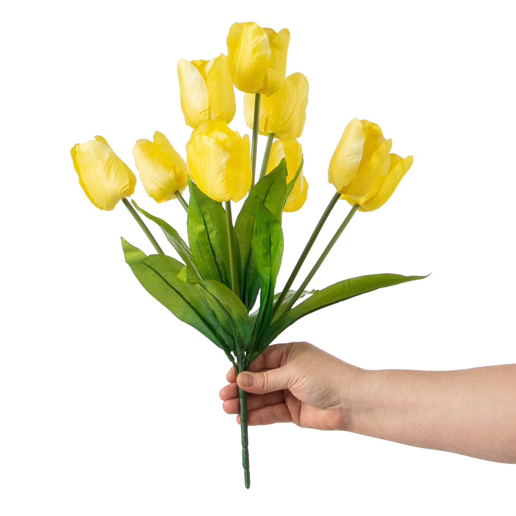 17" Tulips Bush: Yellow detail photo 3