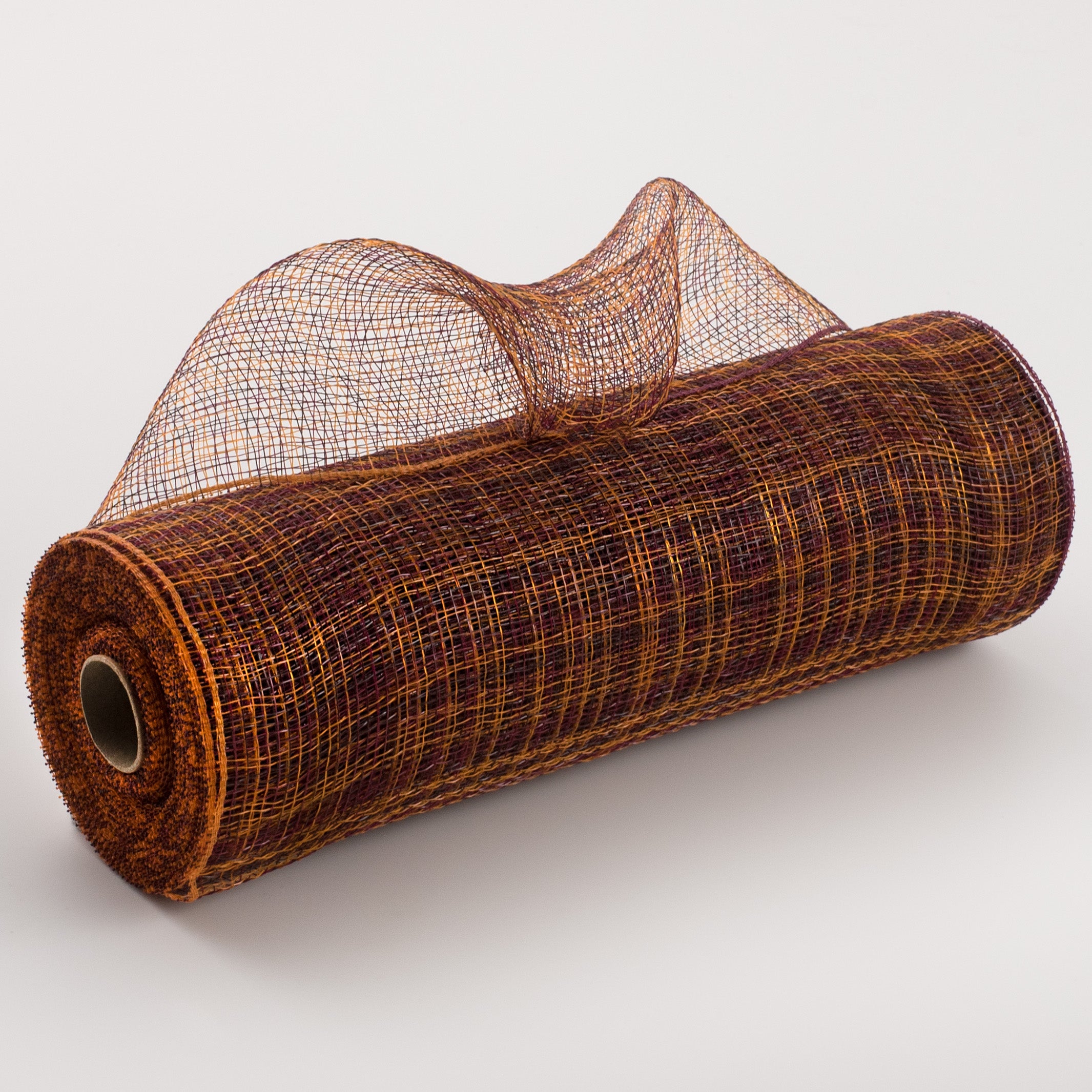 10" Tweed Deco Mesh: Brown & Rust Item Number: XB108510-31