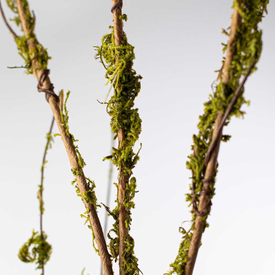 31" Twig Branch with Moss detail photo 4