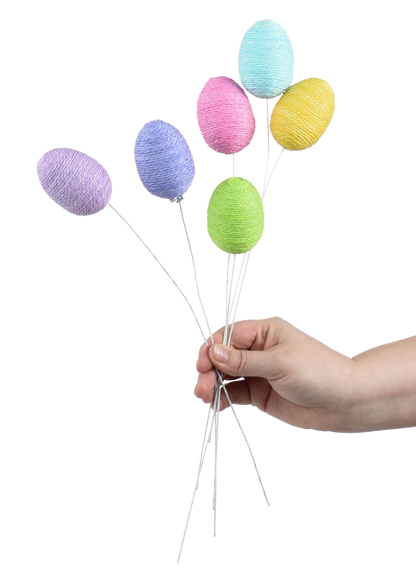 13" Twine Egg Picks (6) Lifestyle Photo