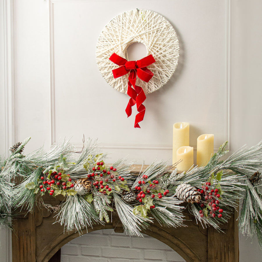 15" Twine Round Wreath Form Lifestyle Photo