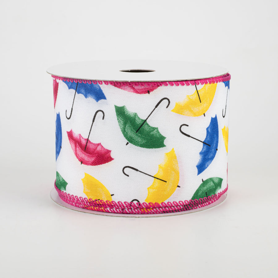 2.5" Umbrella Ribbon: Multicolor (10 Yards)