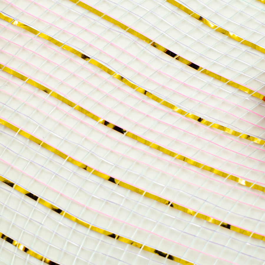 10" Unicorn Ombré Mesh: Gold & Pastels detail photo 3