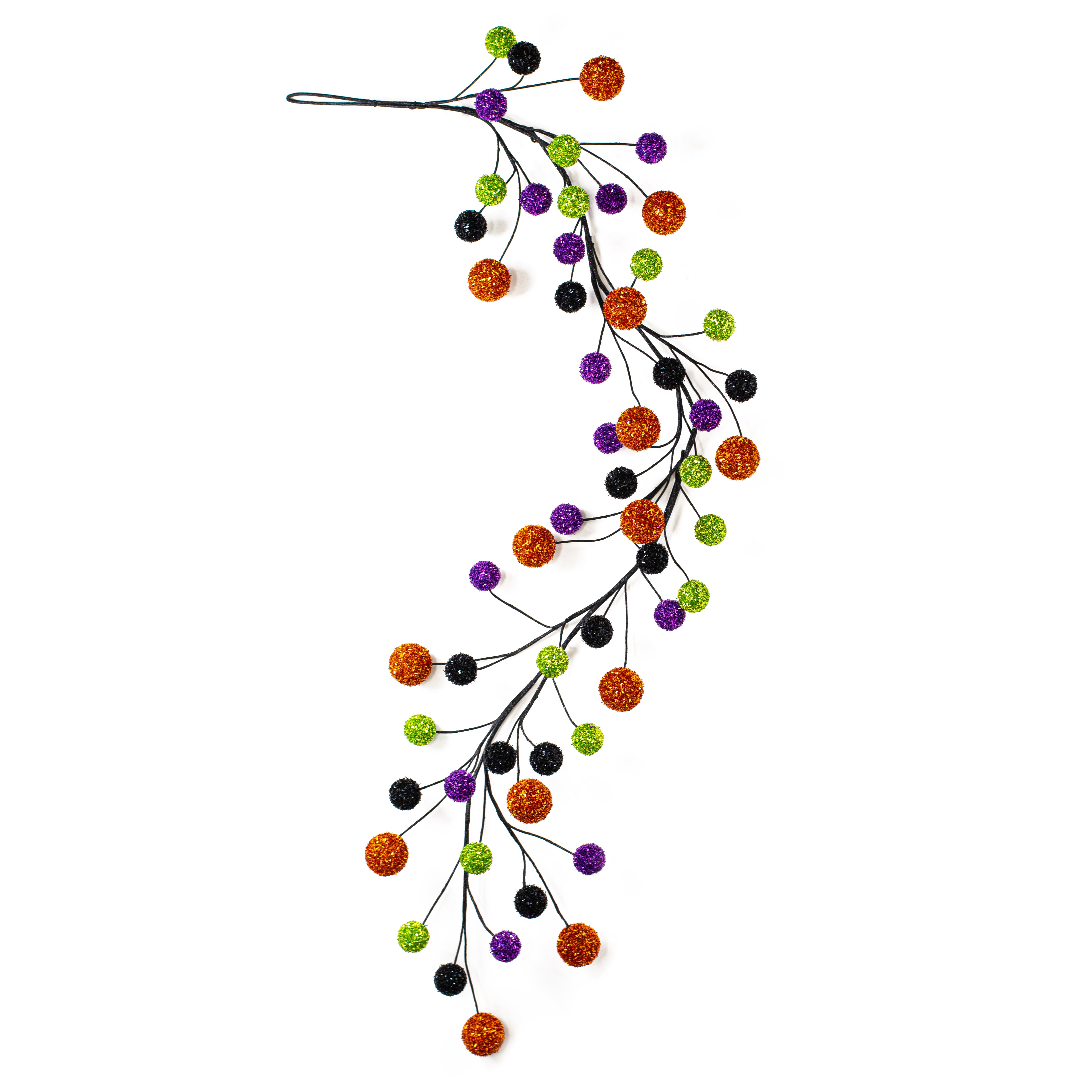 64" V-Cut Foil Ball Garland: Halloween detail photo 4