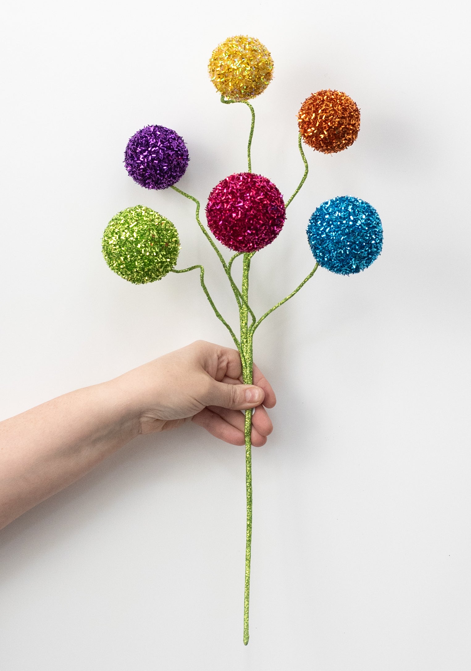 20" V-Cut Foil Ball Spray: Fiesta Multicolor detail photo 3