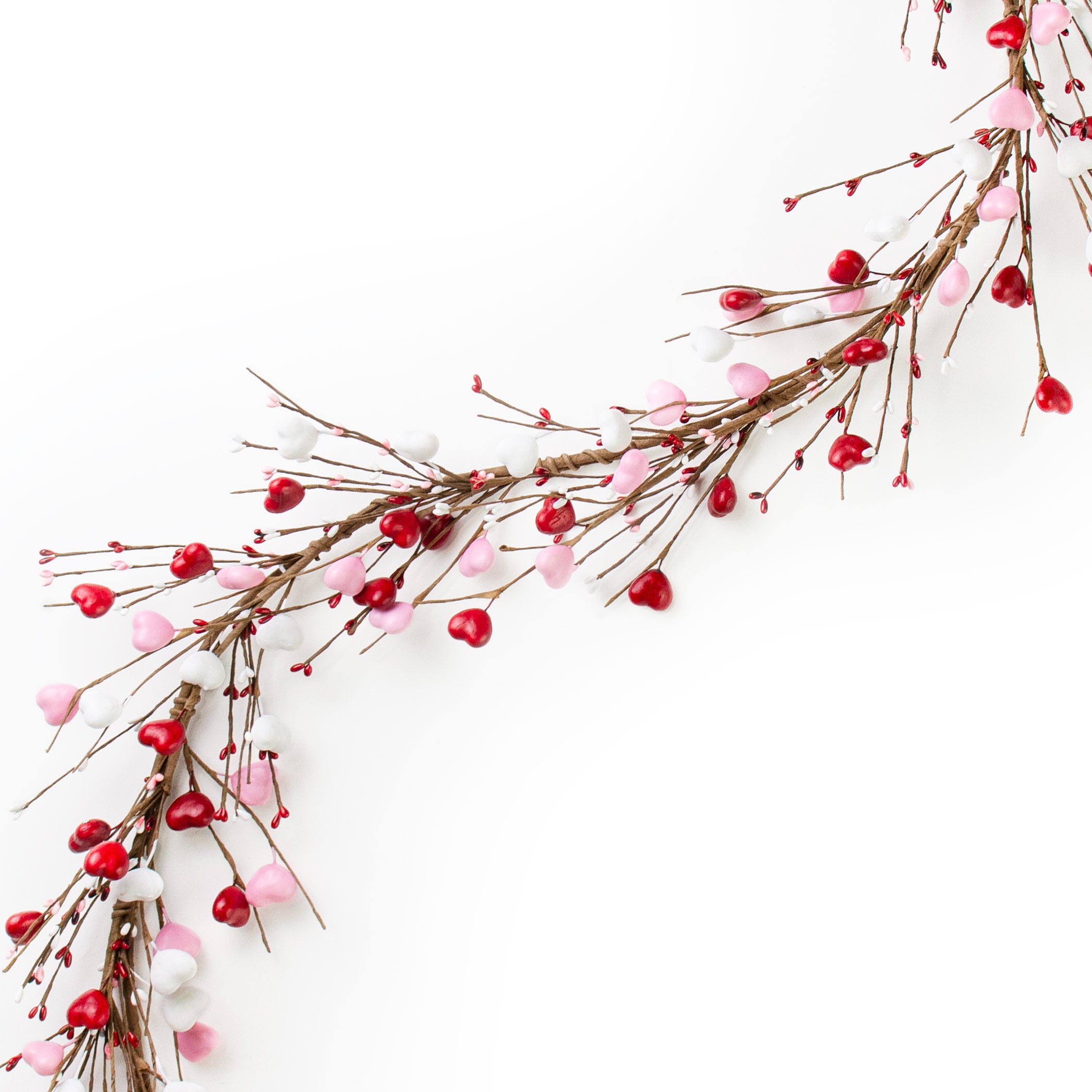 5' Valentine's Day Heart Garland: Red, Pink, White Item Number: 64051