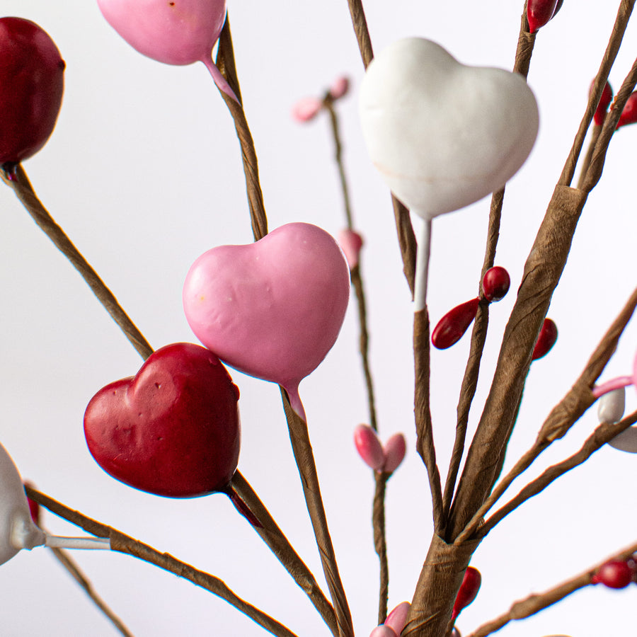 20" Valentine's Day Heart Spray Lifestyle Photo