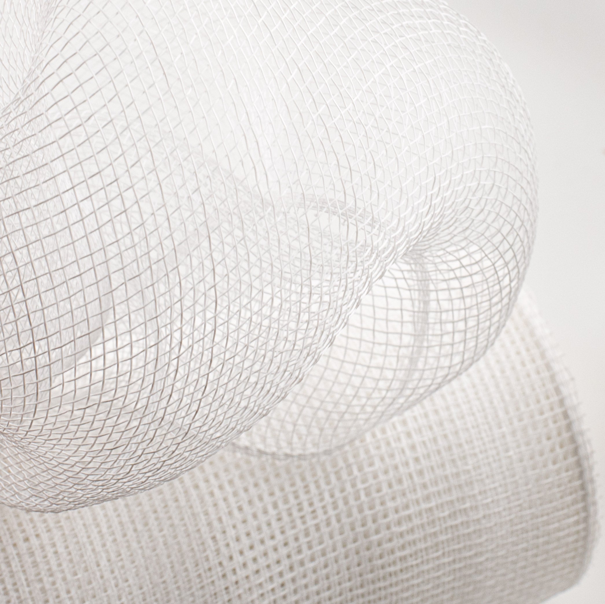 10" Value Deco Mesh: White Lifestyle Photo