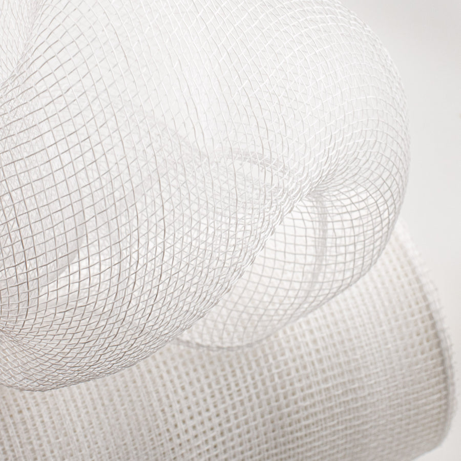 10" Value Deco Mesh: White Lifestyle Photo
