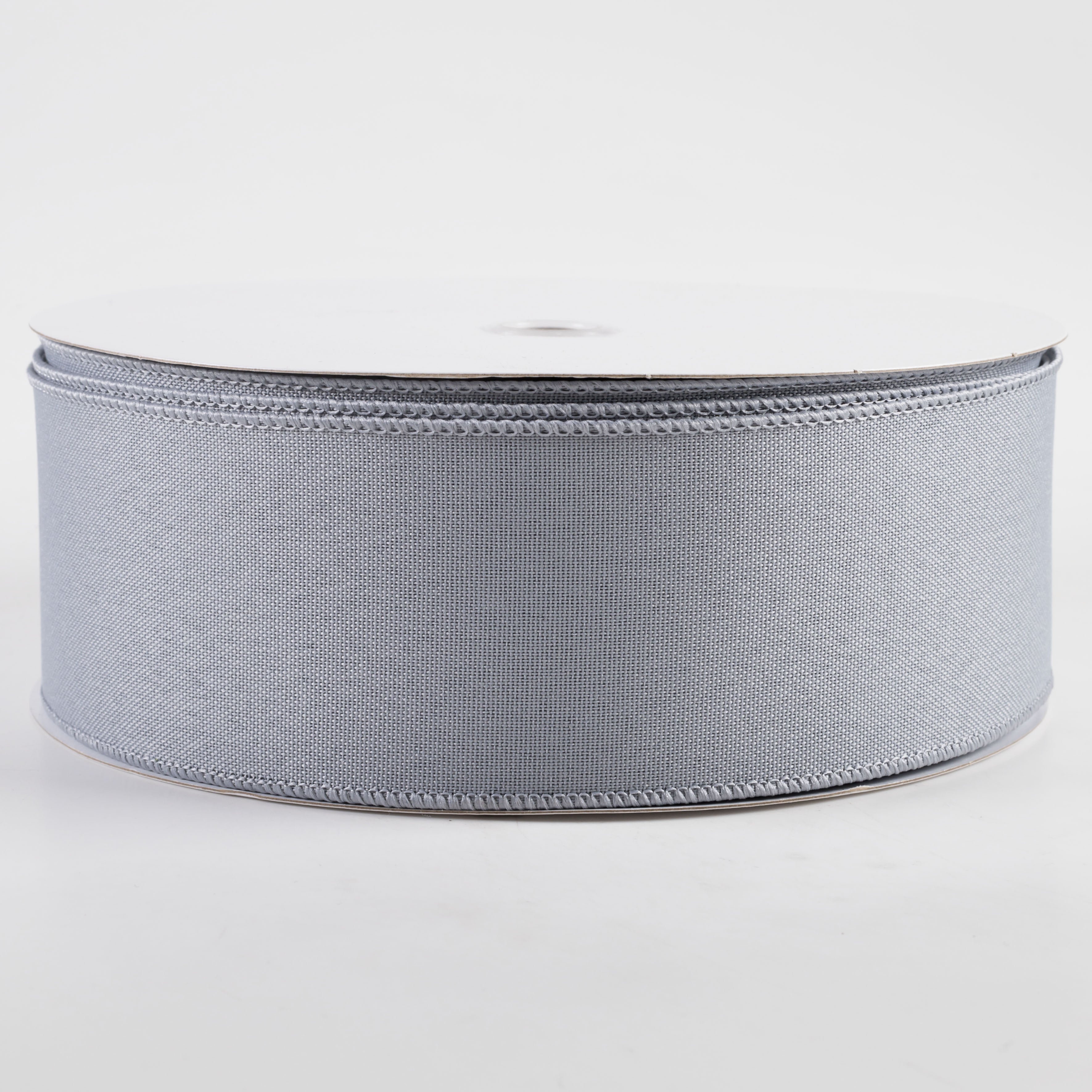 2.5" Value Faux Burlap Ribbon: Grey (50 Yards)