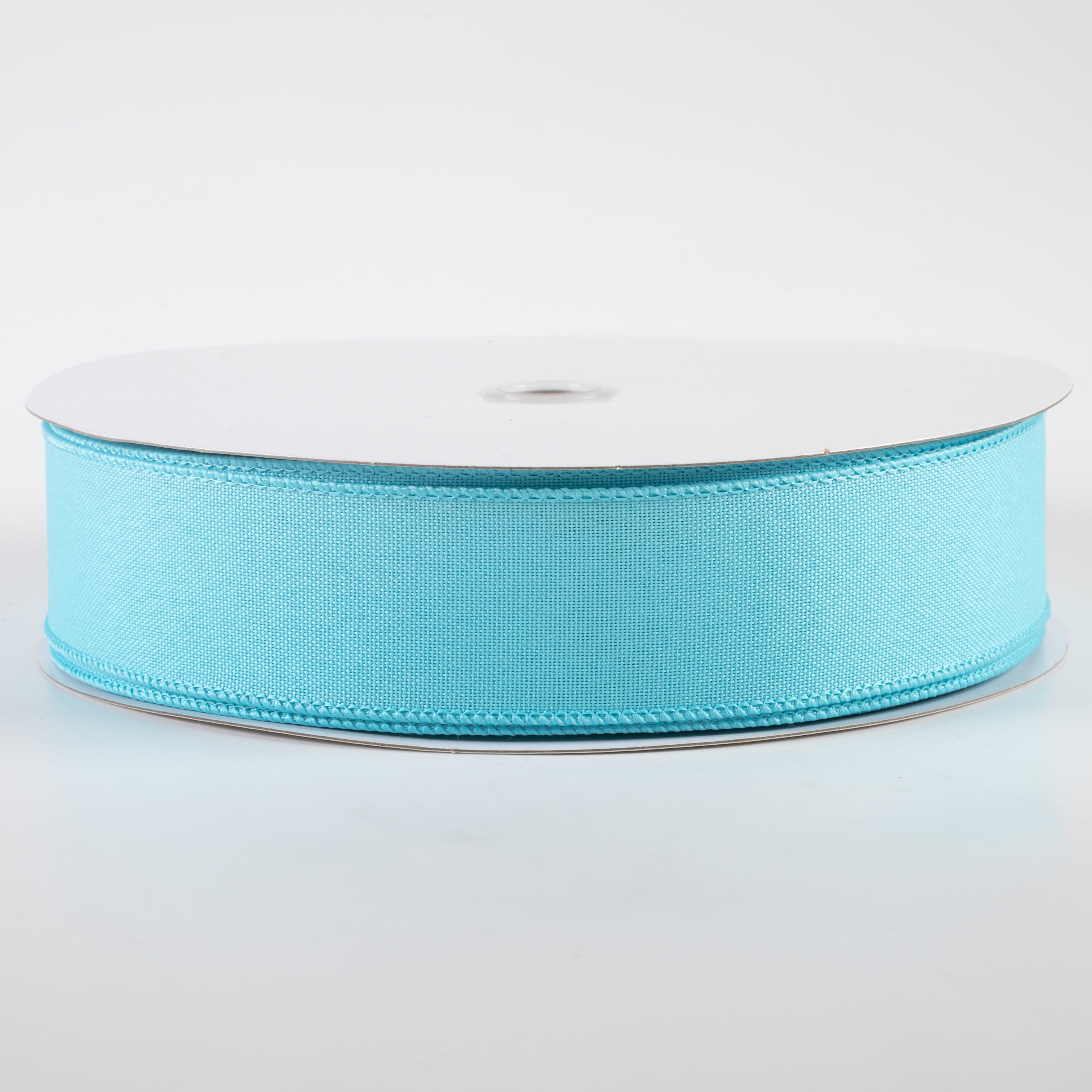1.5" Value Faux Burlap Ribbon: Light Blue (50 Yards)