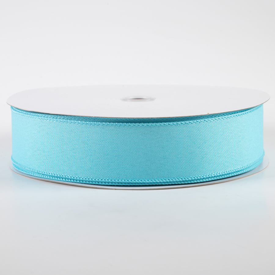 1.5" Value Faux Burlap Ribbon: Light Blue (50 Yards)