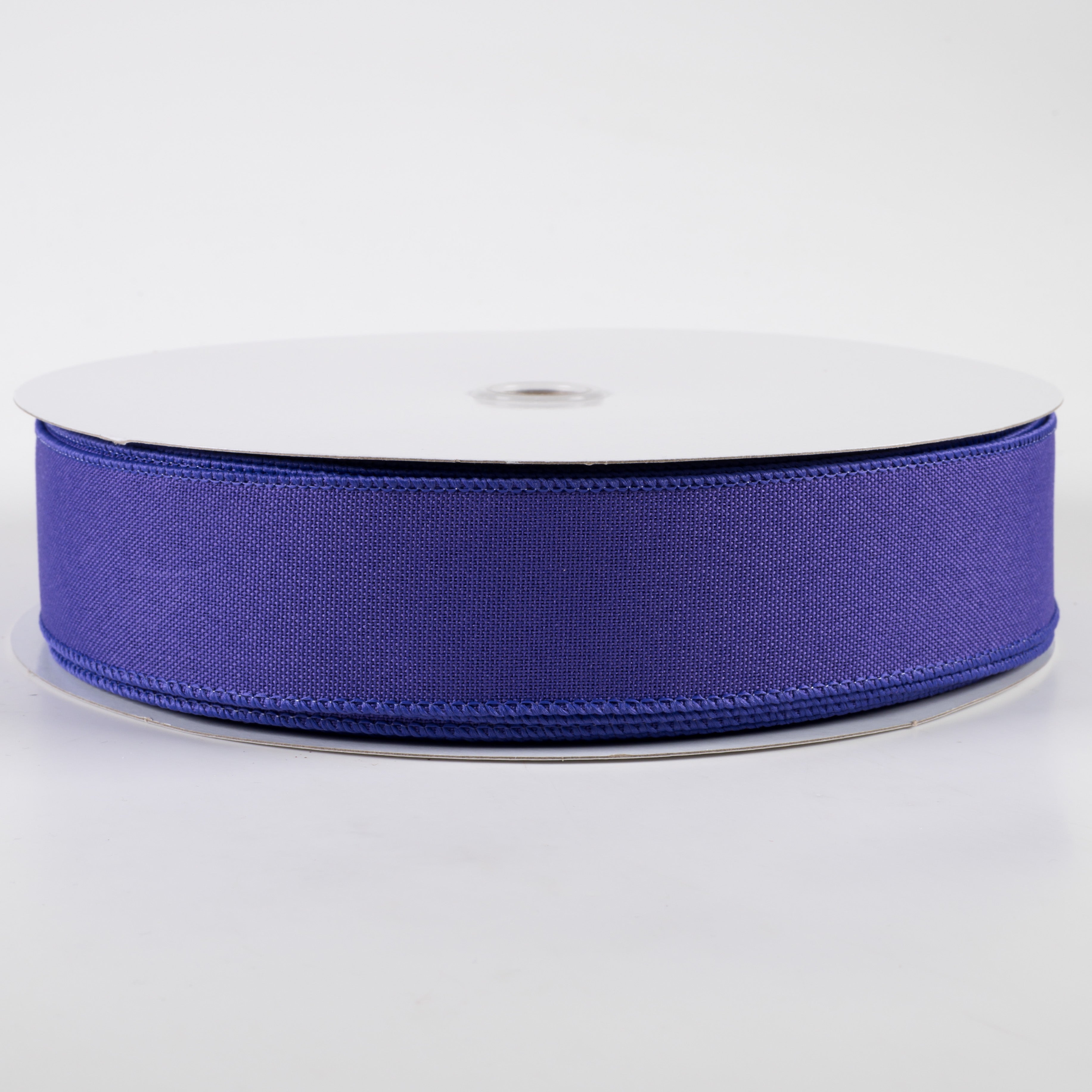 1.5" Value Faux Burlap Ribbon: Purple (50 Yards)