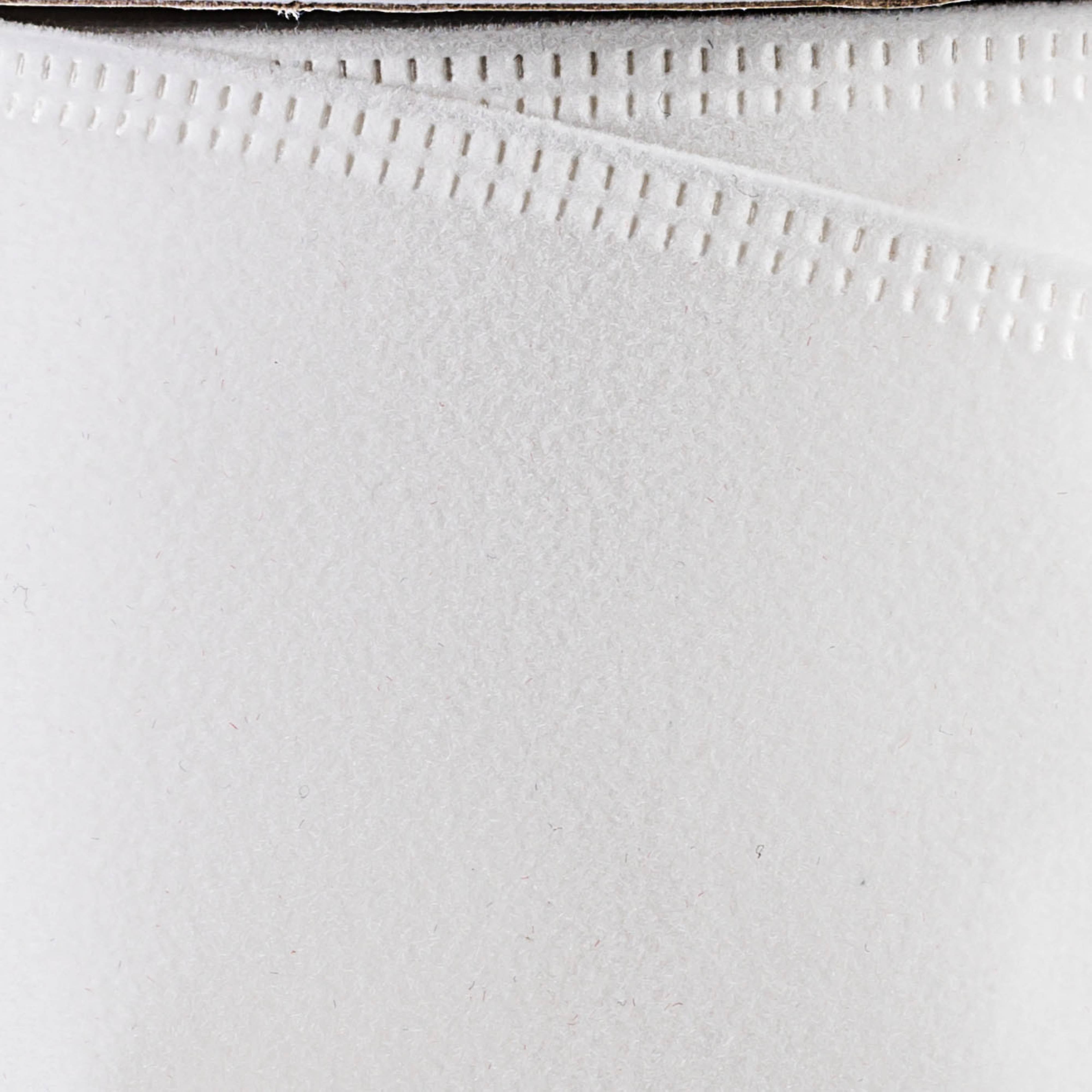 4" Value Velvet Ribbon: White (10 Yards) detail photo 3