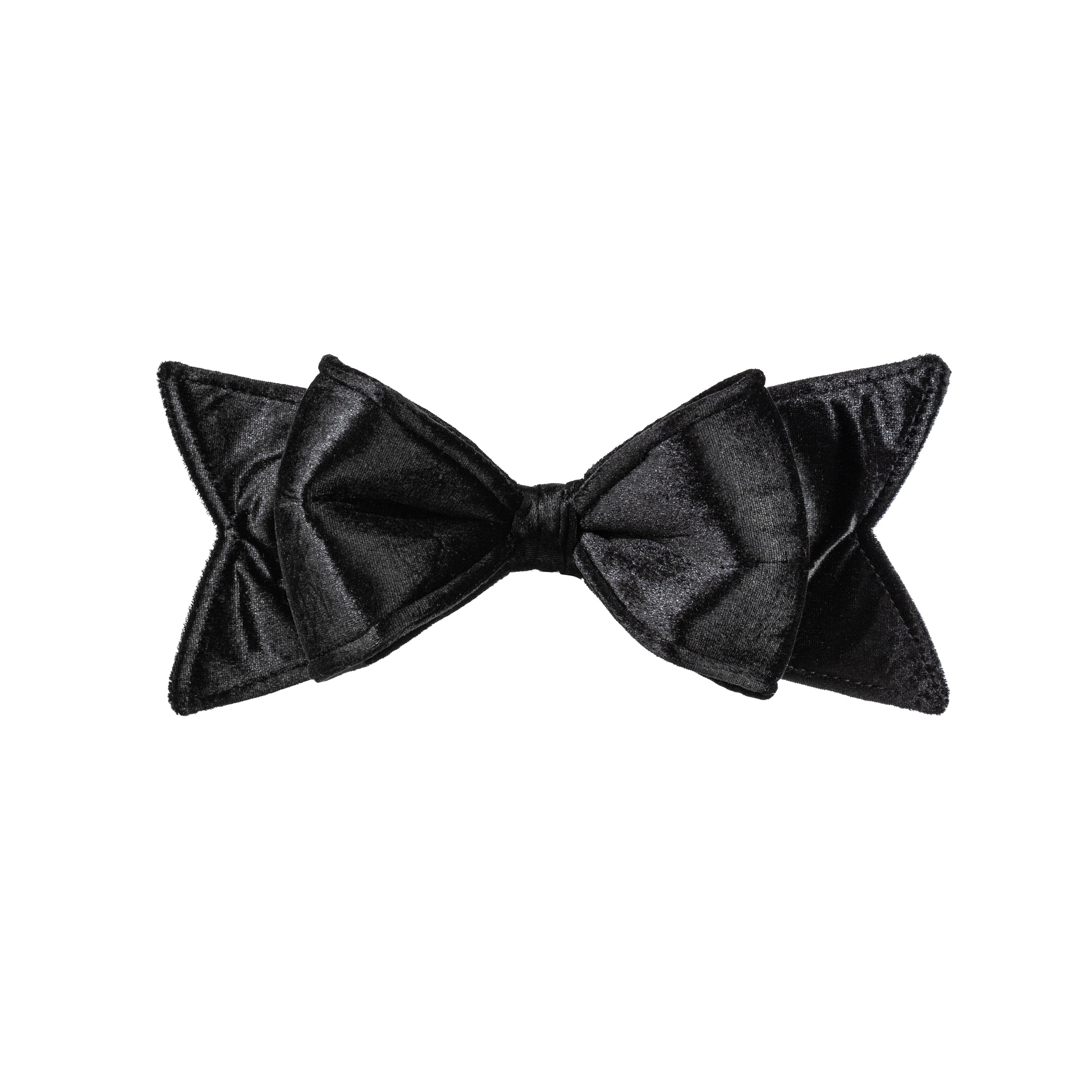 12" Velvet Bow Ornament: Black Item Number: AFY128-BK