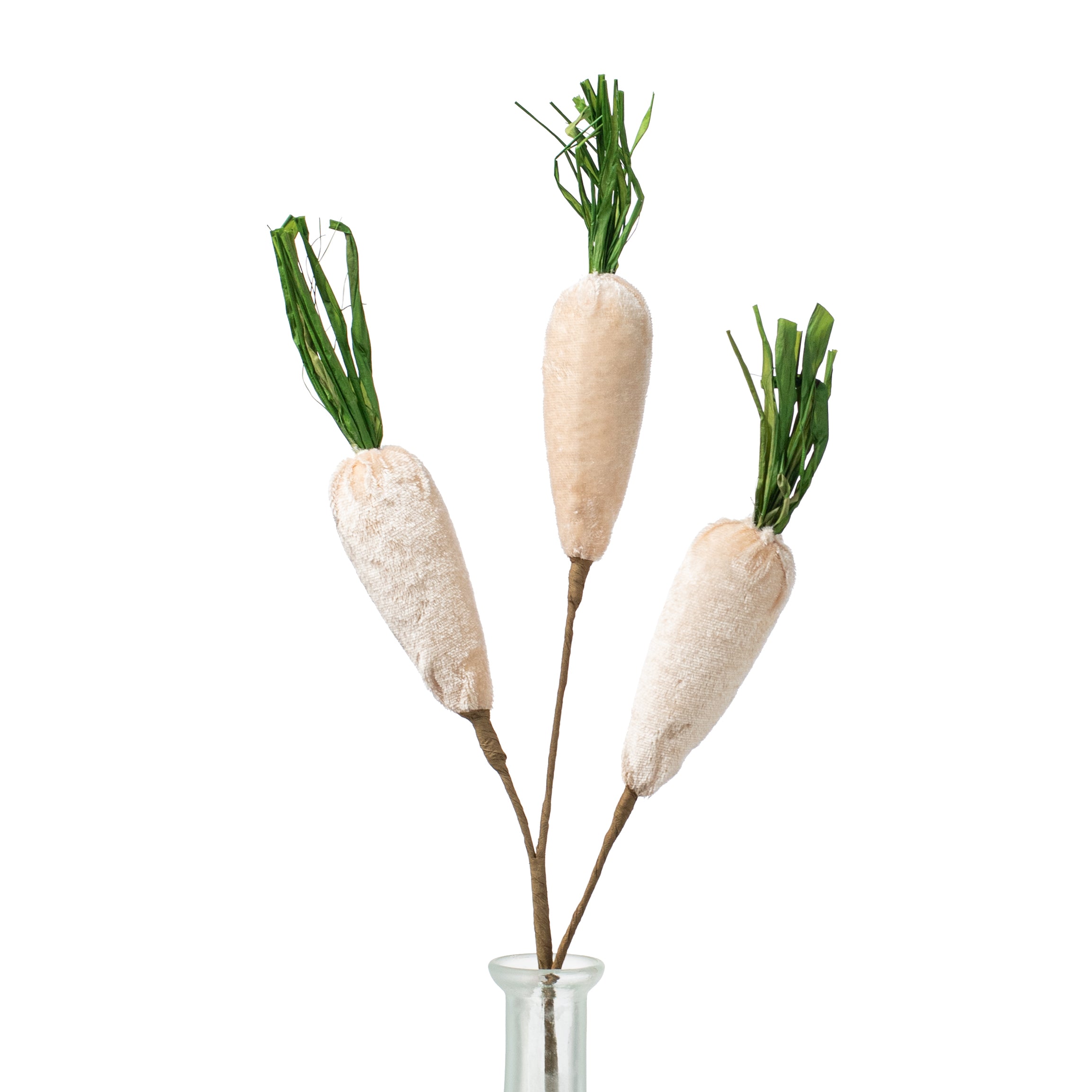 17" Velvet Carrot Pick: Beige Item Number: 63470BE