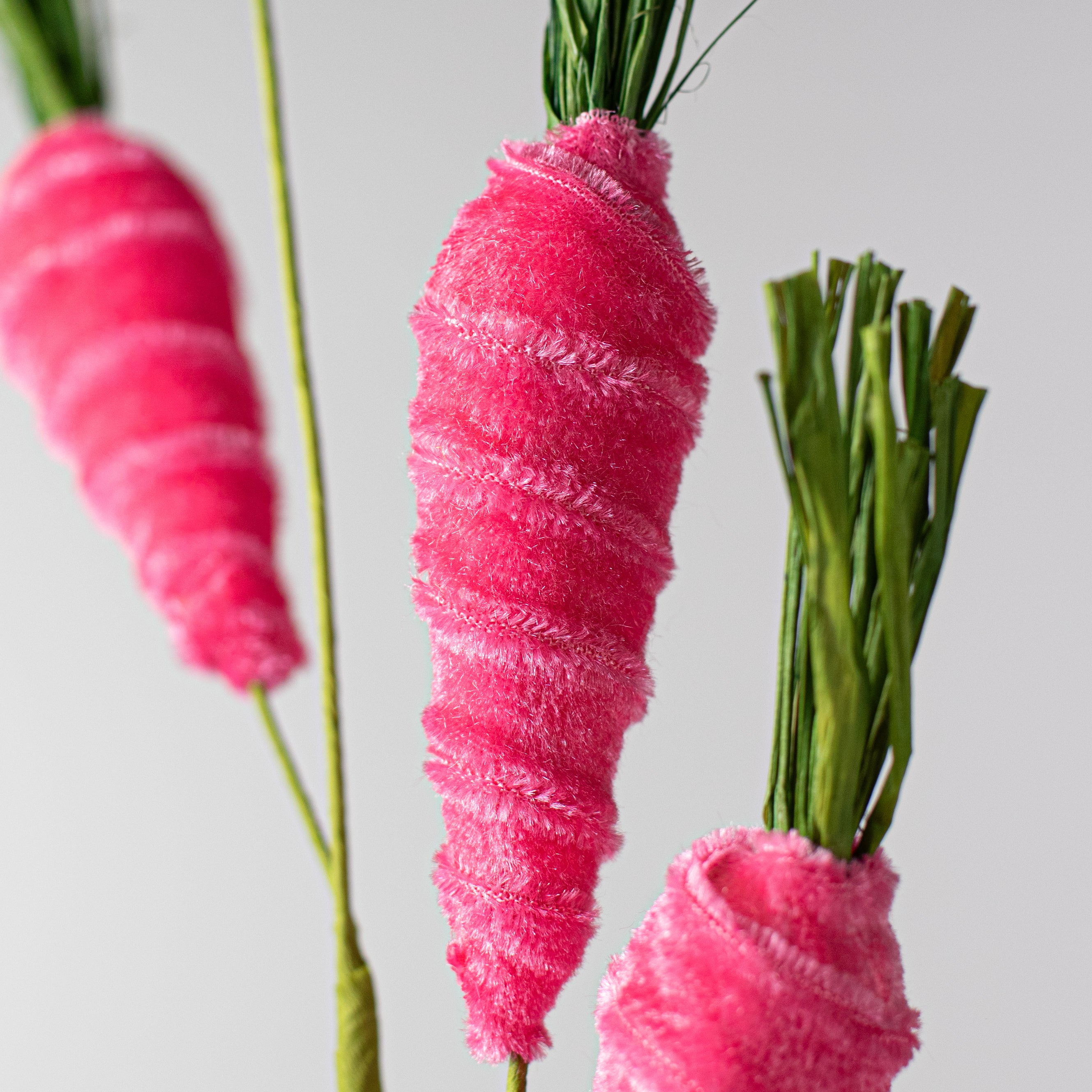 28" Velvet Carrot Spray: Fuchsia Pink Lifestyle Photo