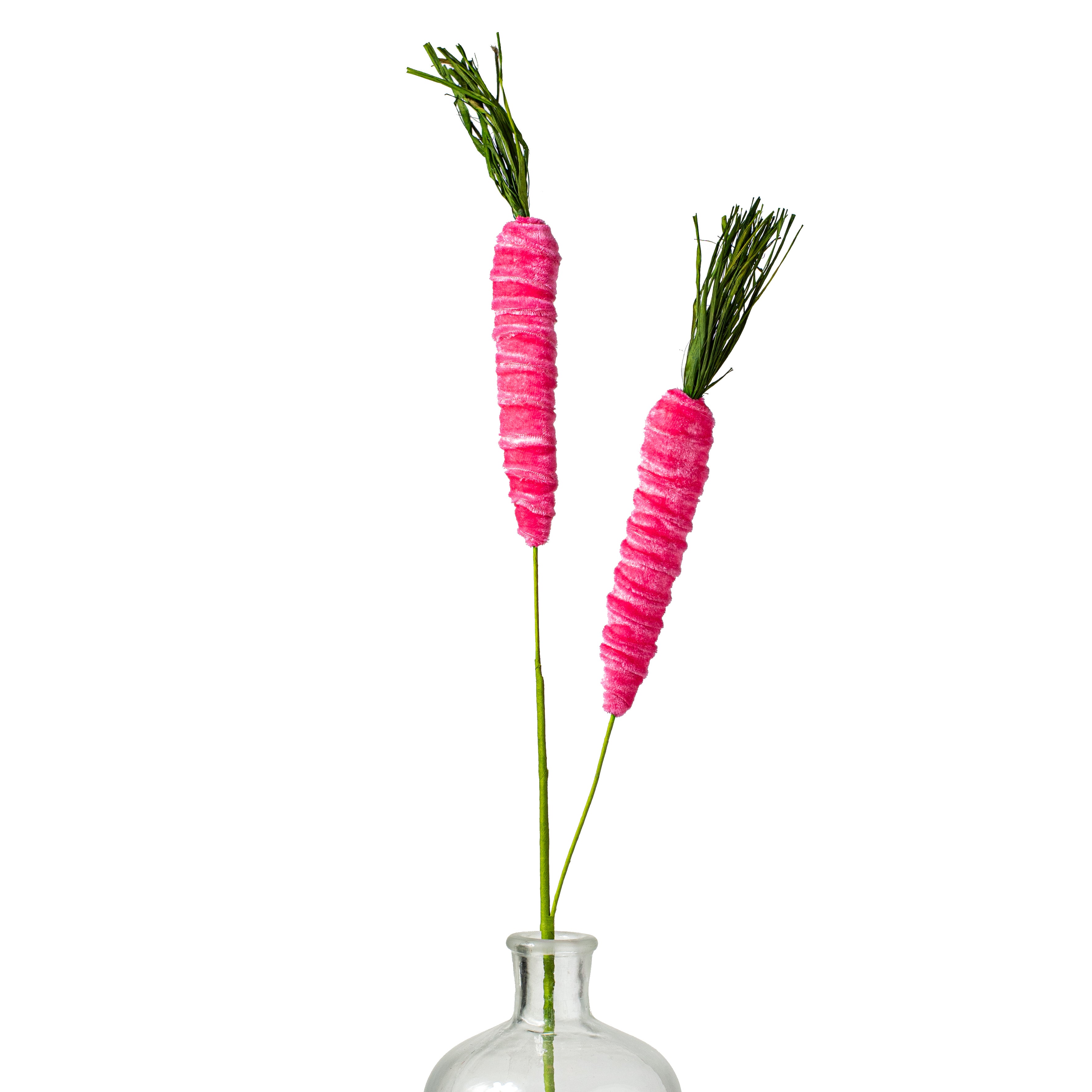 30" Velvet Carrot Spray: Fuchsia Pink Item Number: 63436BT