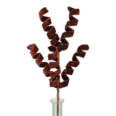 16" Velvet Curly Pick: Chocolate Brown Item Number: 57063CHO