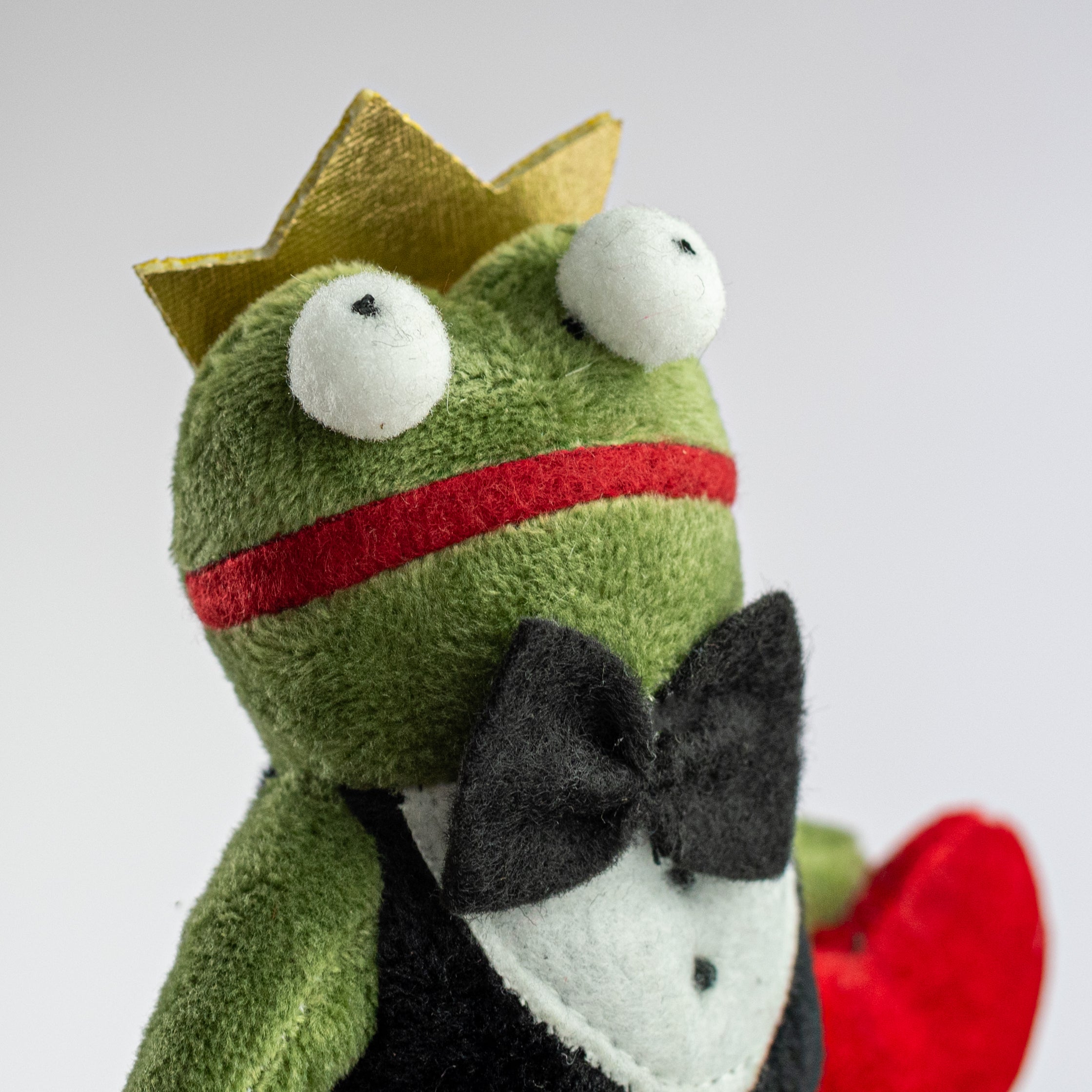 15" Velvet & Felt Frog Prince Pick Lifestyle Photo