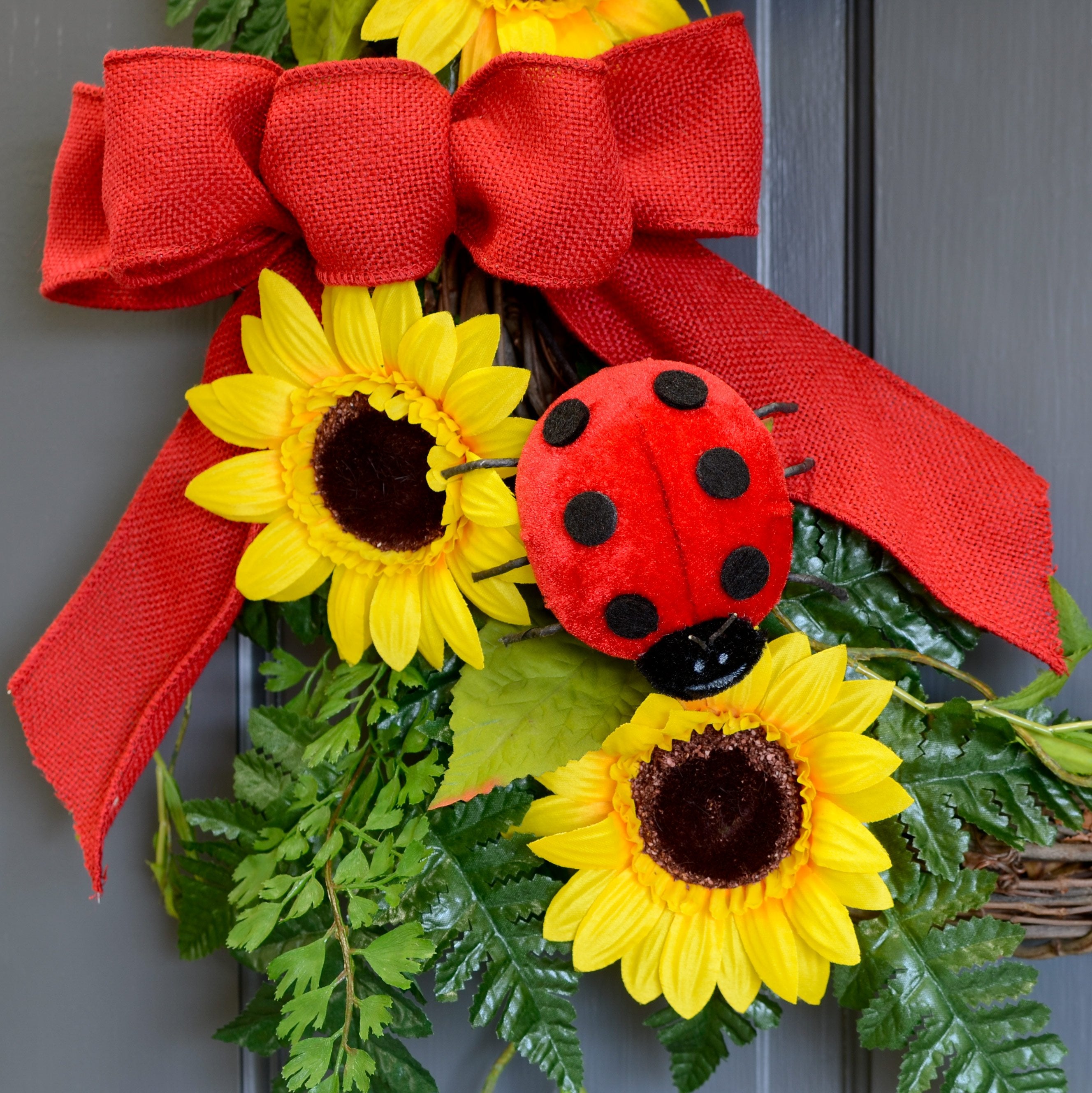 3.5" Velvet Ladybug On Pick Lifestyle Photo