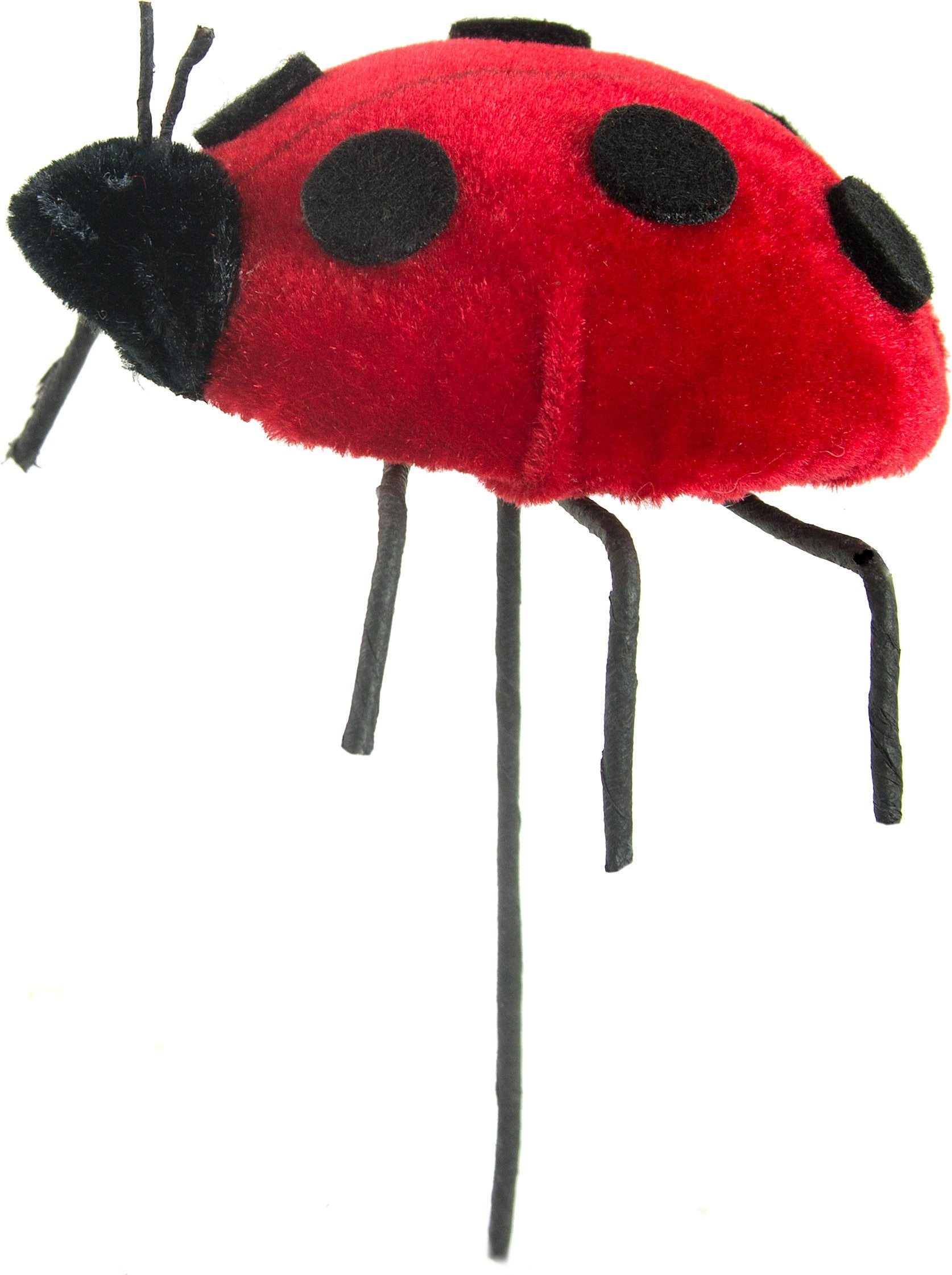 3.5" Velvet Ladybug On Pick detail photo 3
