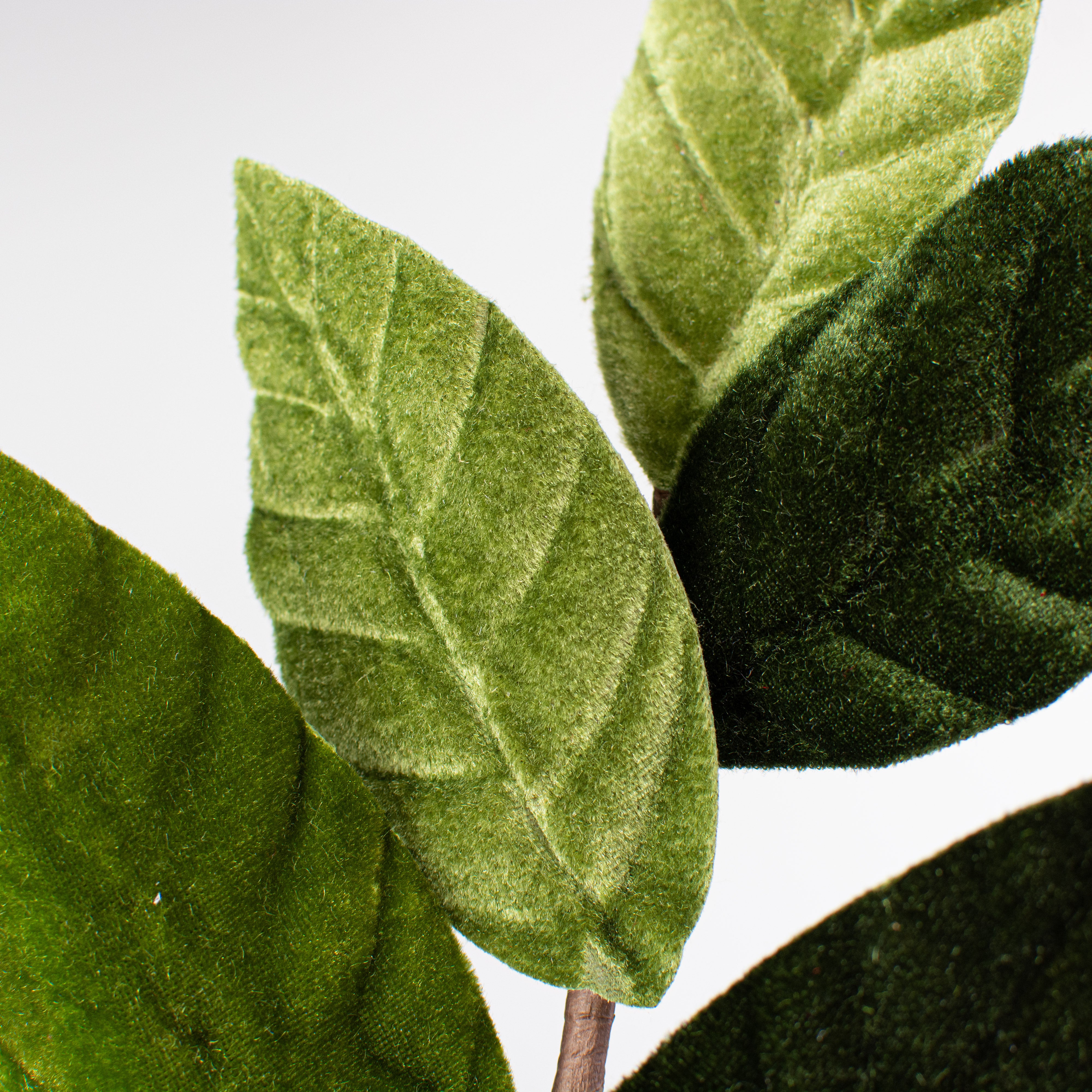 25" Velvet Magnolia Leaf Spray Lifestyle Photo