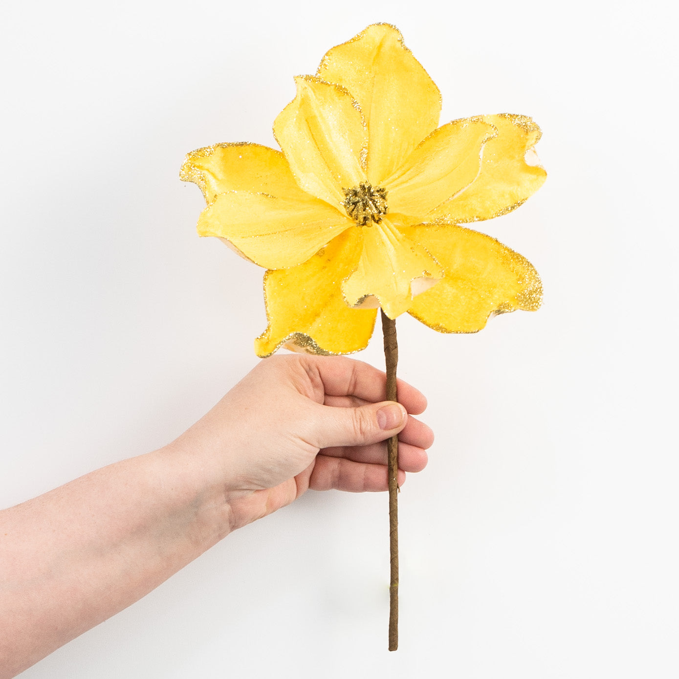 14" Velvet Magnolia Pick: Yellow detail photo 3
