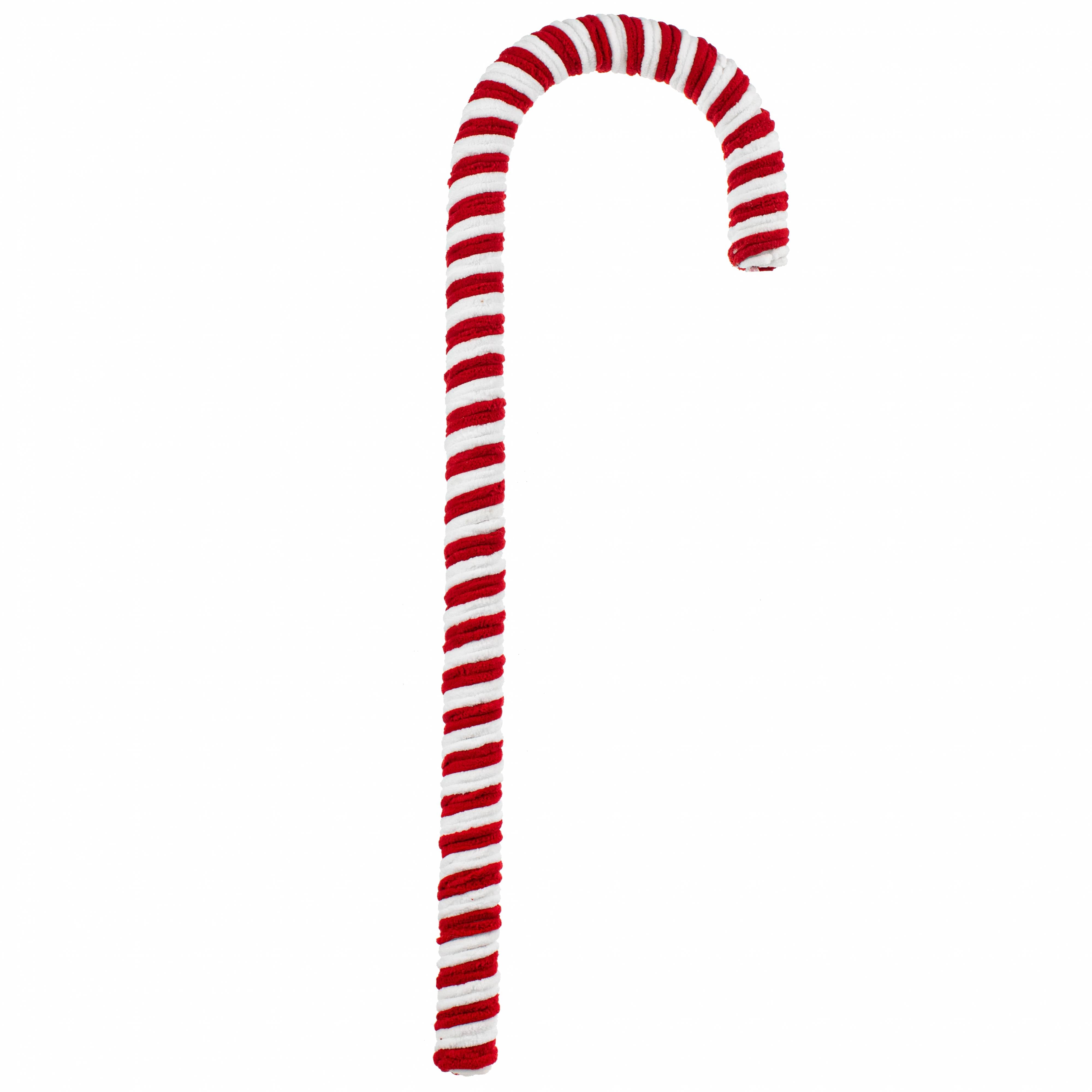 38" Velvet Peppermint Candy Cane Stick detail photo 4