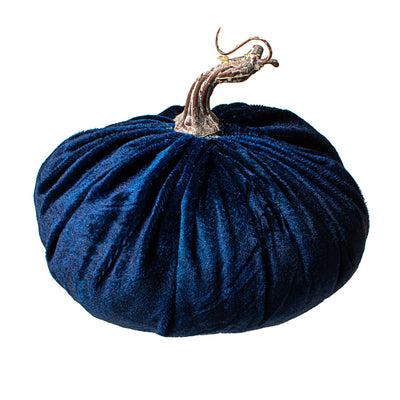 6.5" Velvet Pumpkin: Navy Blue Item Number: 56494NVBL