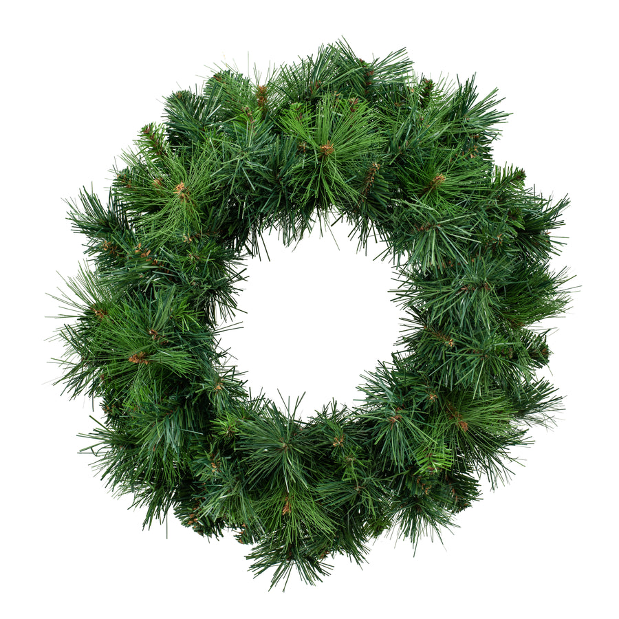 20" Vermont Pine Wreath (104 Tips) Item Number: 83518WR20