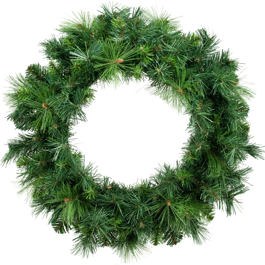 24" Vermont Pine Wreath (132 Tips) Item Number: 83518WR24