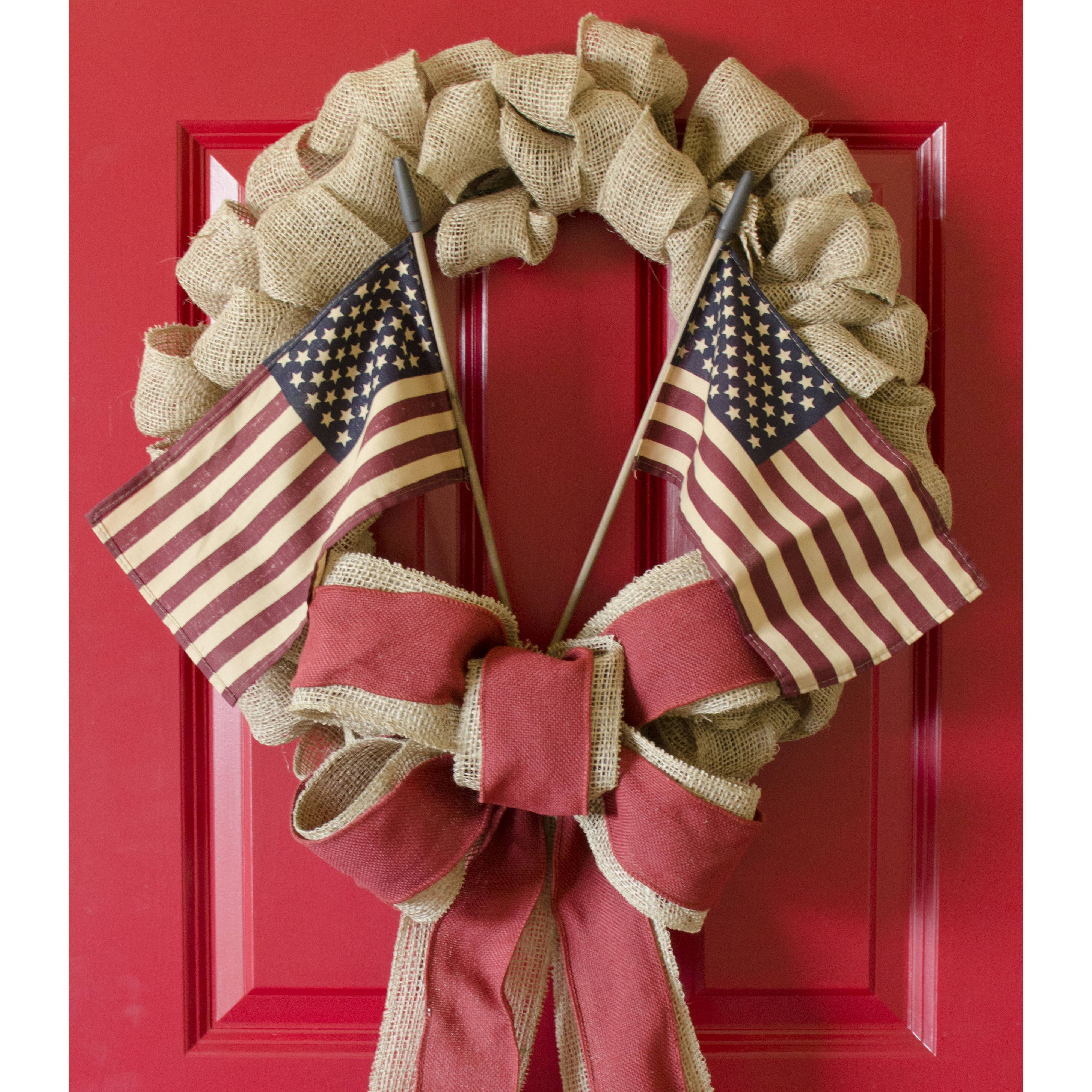 Vintage American Flag (6" x 11") Lifestyle Photo