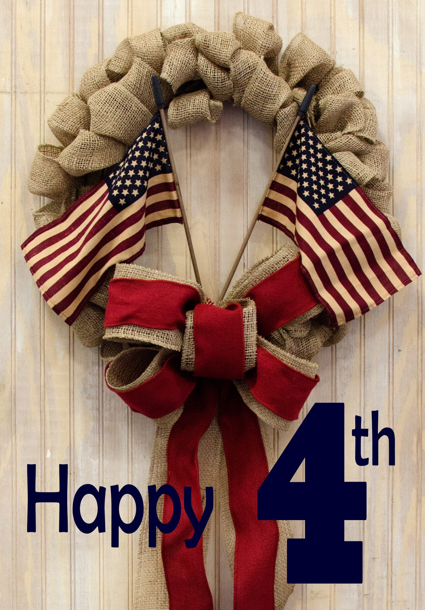 Vintage American Flag (6" x 11") detail photo 4