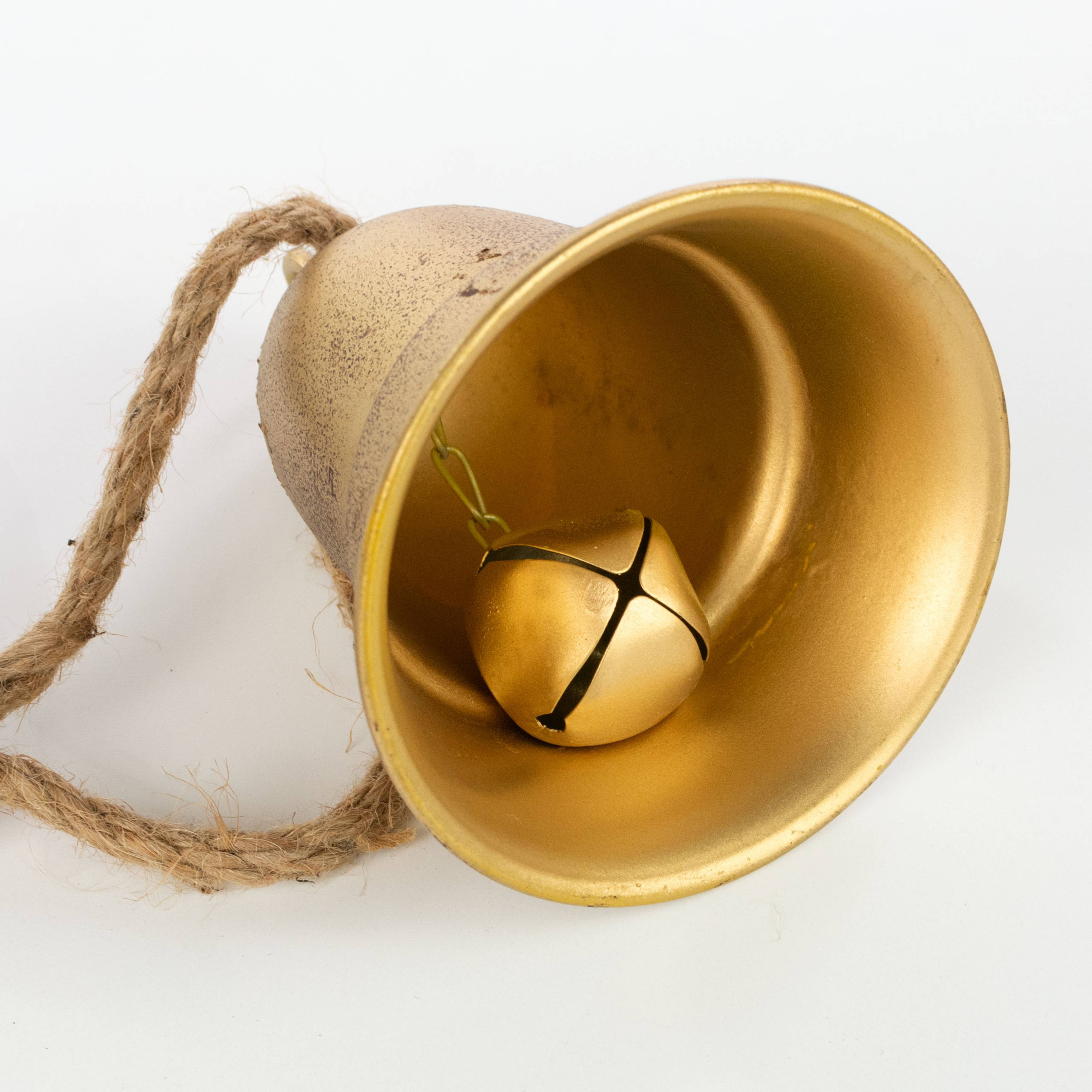 5" Vintage Liberty Bell Ornament: Gold detail photo 3