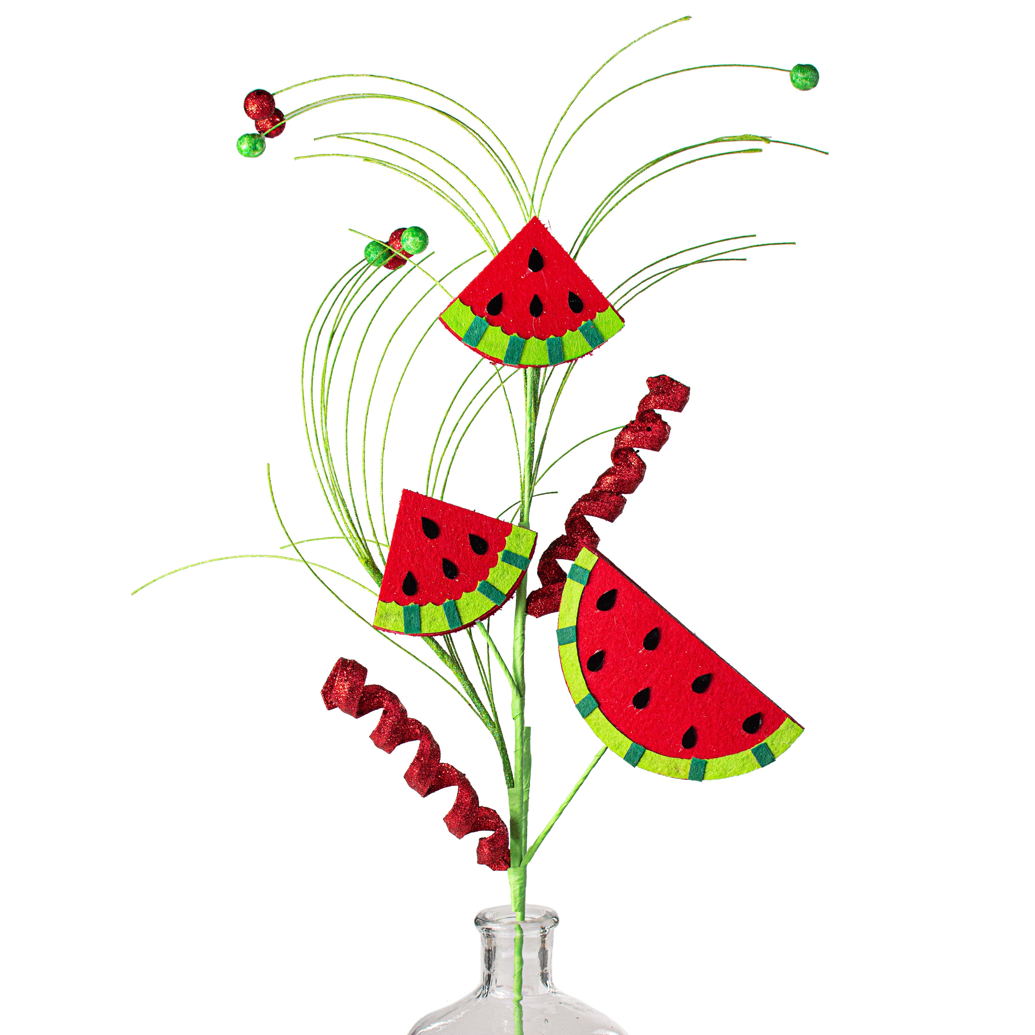 33" Watermelon Curly Spray Item Number: 62929RDGN