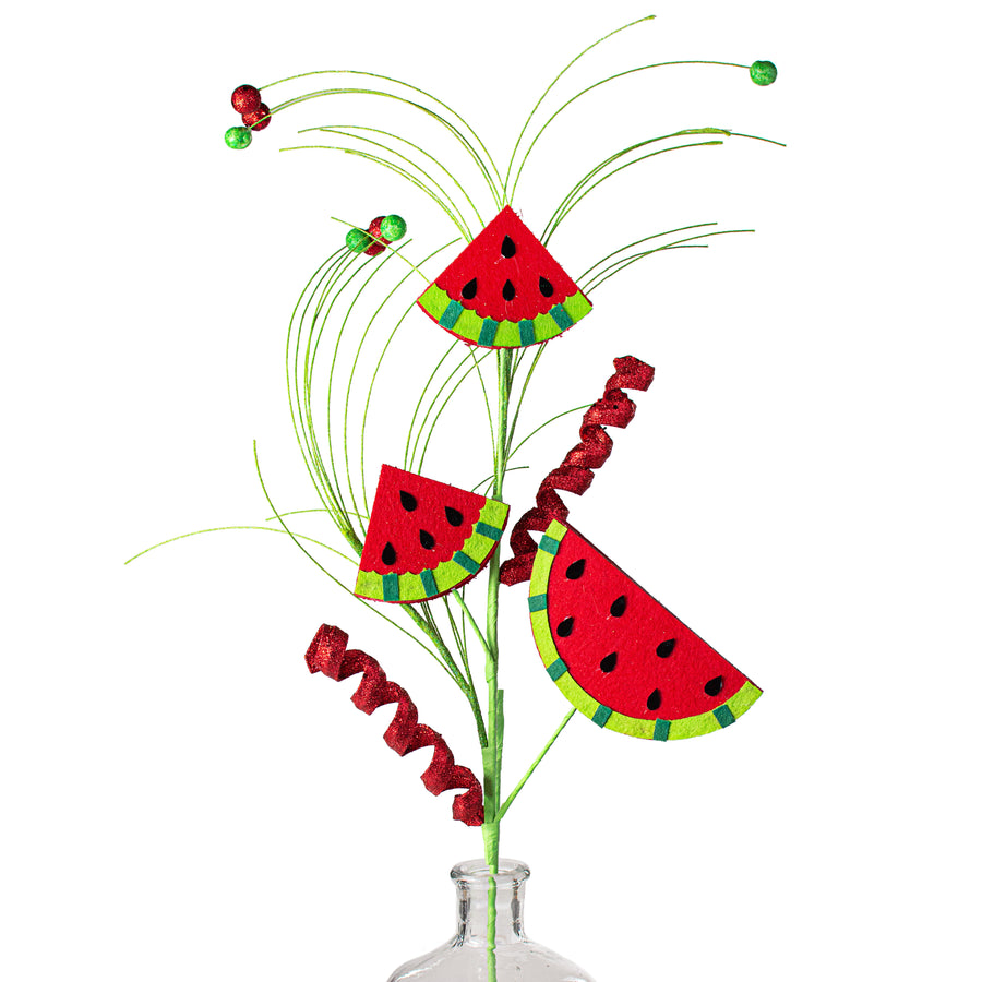 33" Watermelon Curly Spray Item Number: 62929RDGN