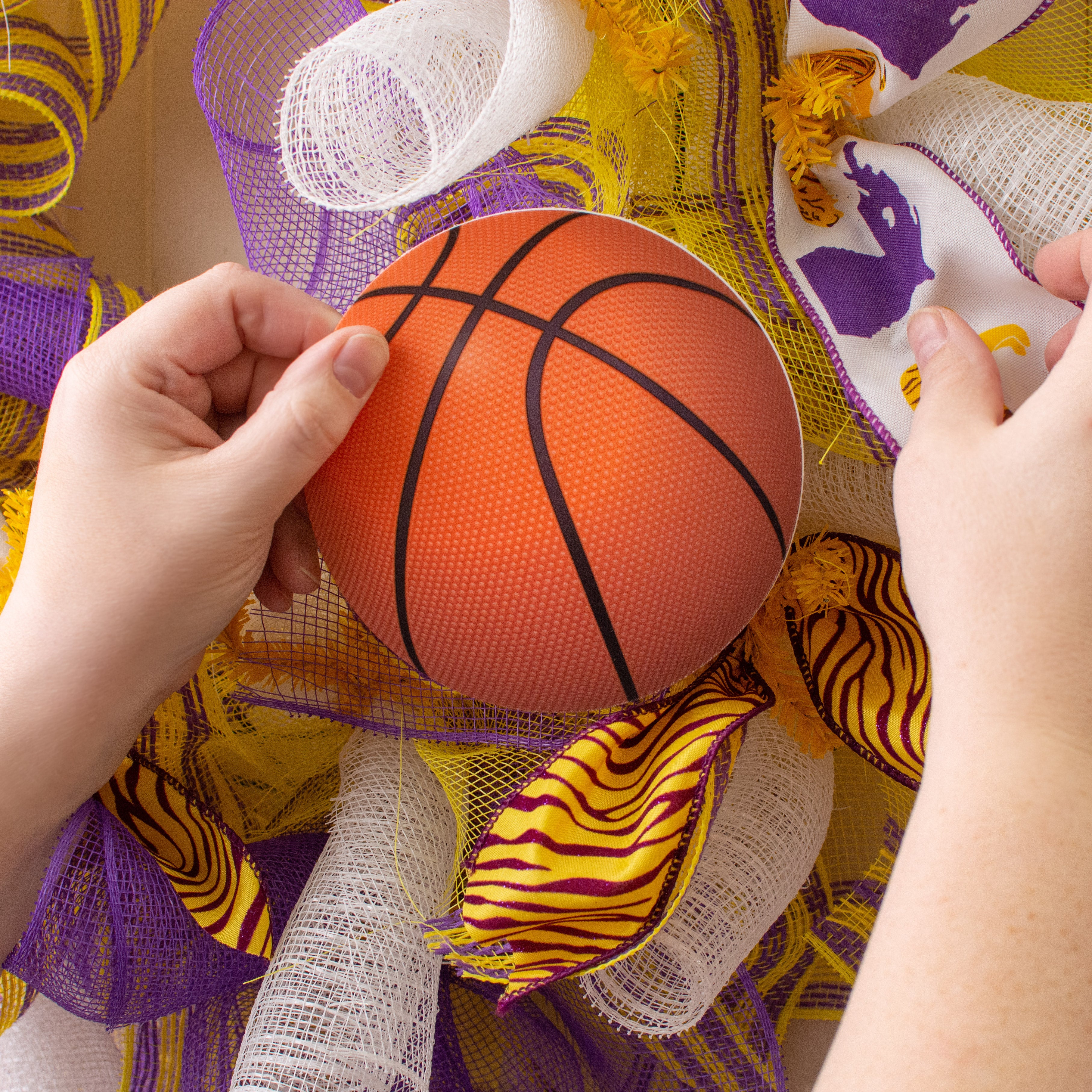 5" Waterproof Basketball Ornament Lifestyle Photo