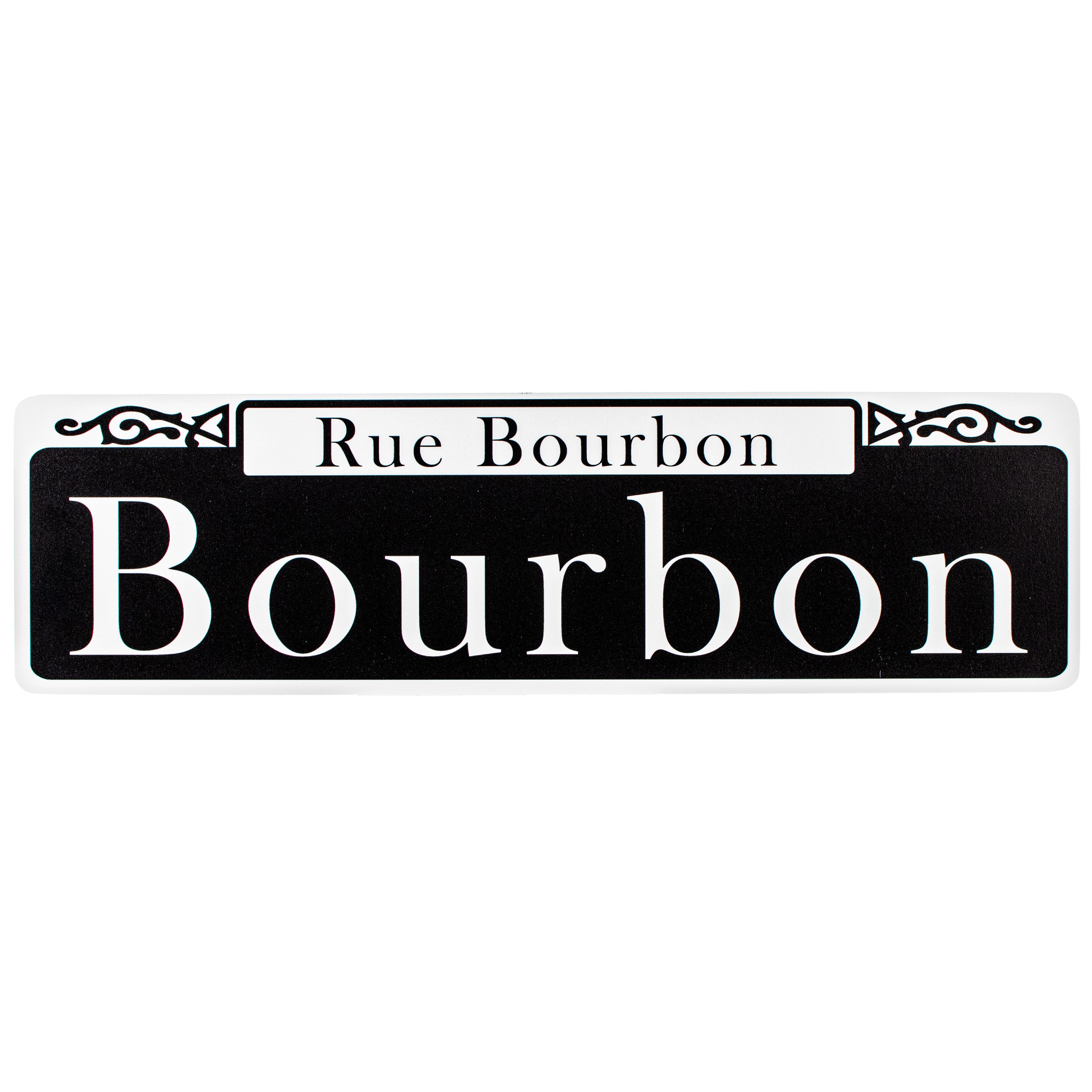 18" Waterproof Bourbon Street Sign Decor Item Number: CD0985NH