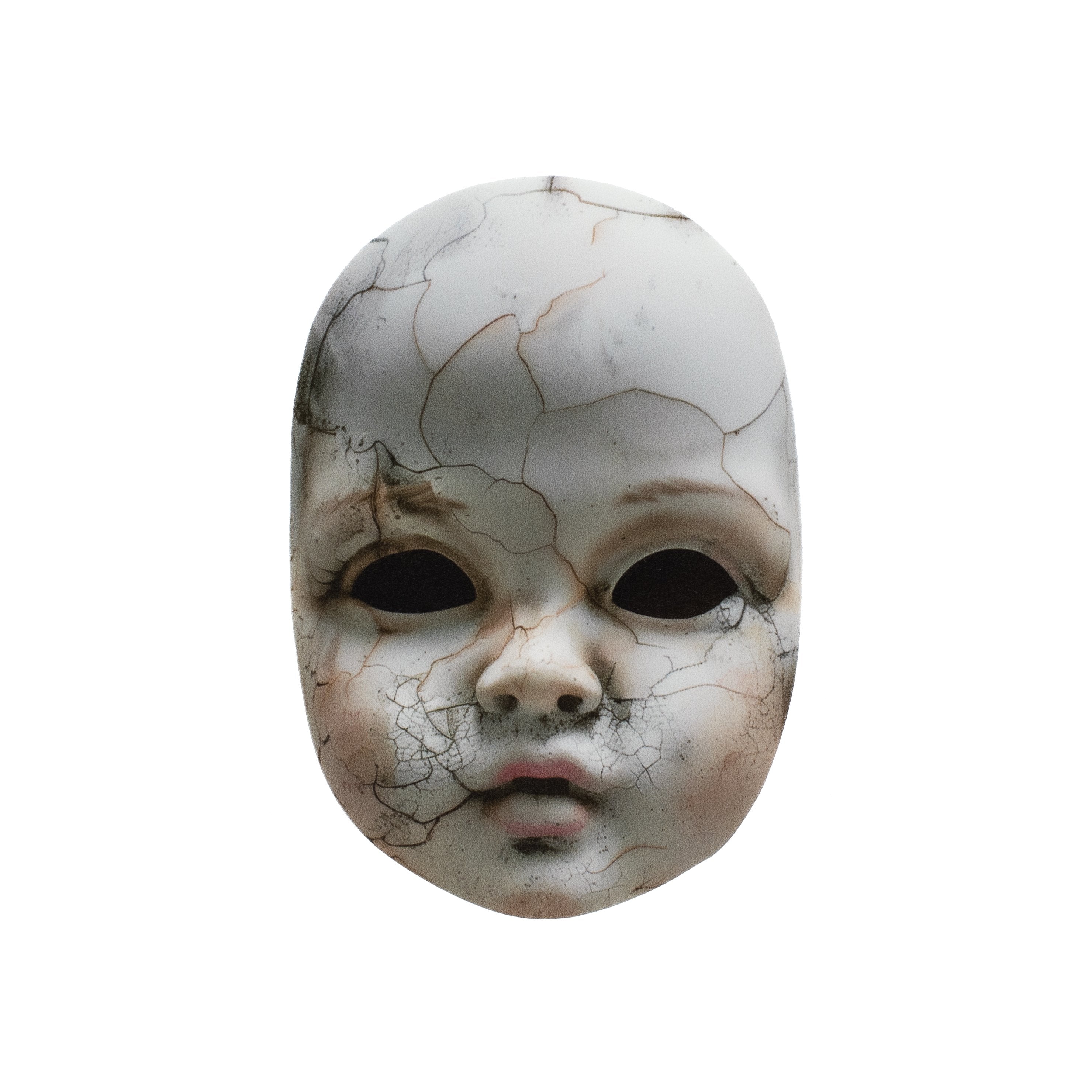5" Waterproof Accent: Creepy Porcelain Doll Head Item Number: CD1159NH