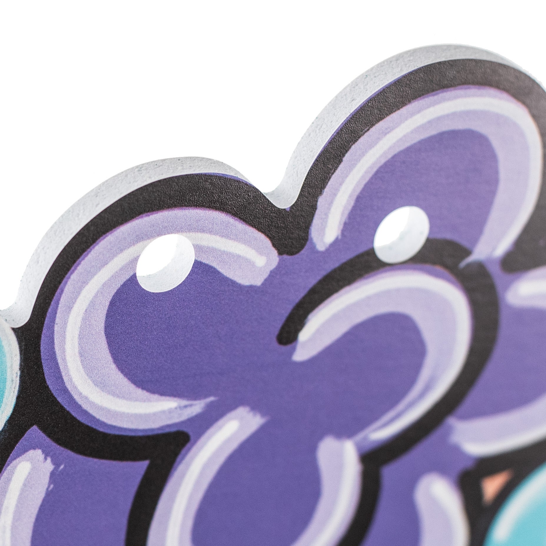 18" Waterproof Door Hanger: Hay Y'all Highland Cow detail photo 3