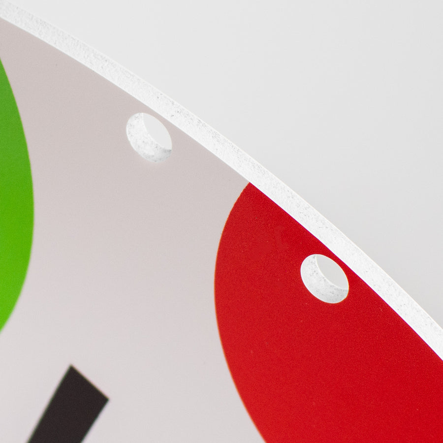 17" Waterproof Door Hanger: Hello Summer Watermelon detail photo 3