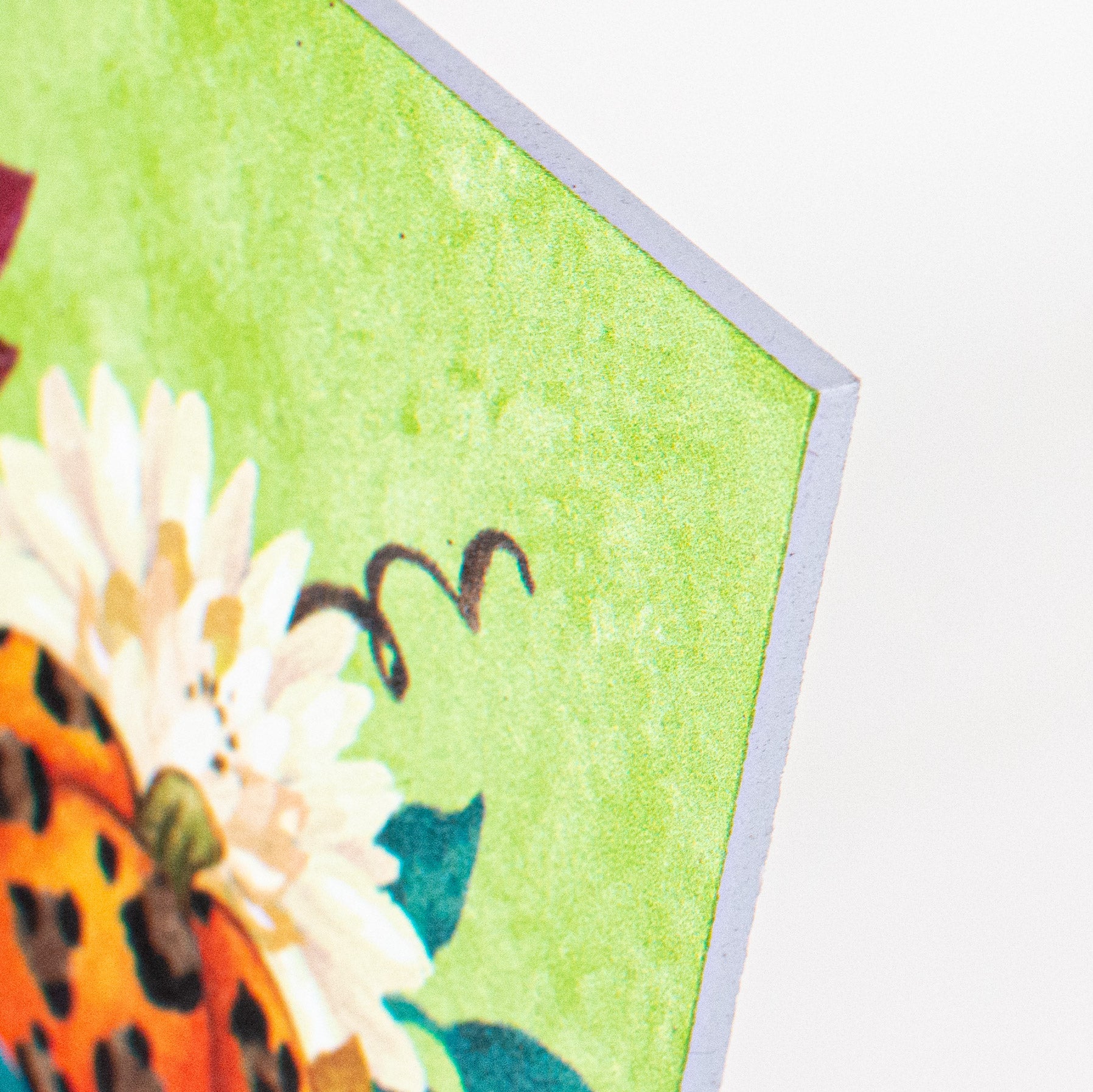Waterproof Fall Sunflower Swag Panel (12" x 6") detail photo 3