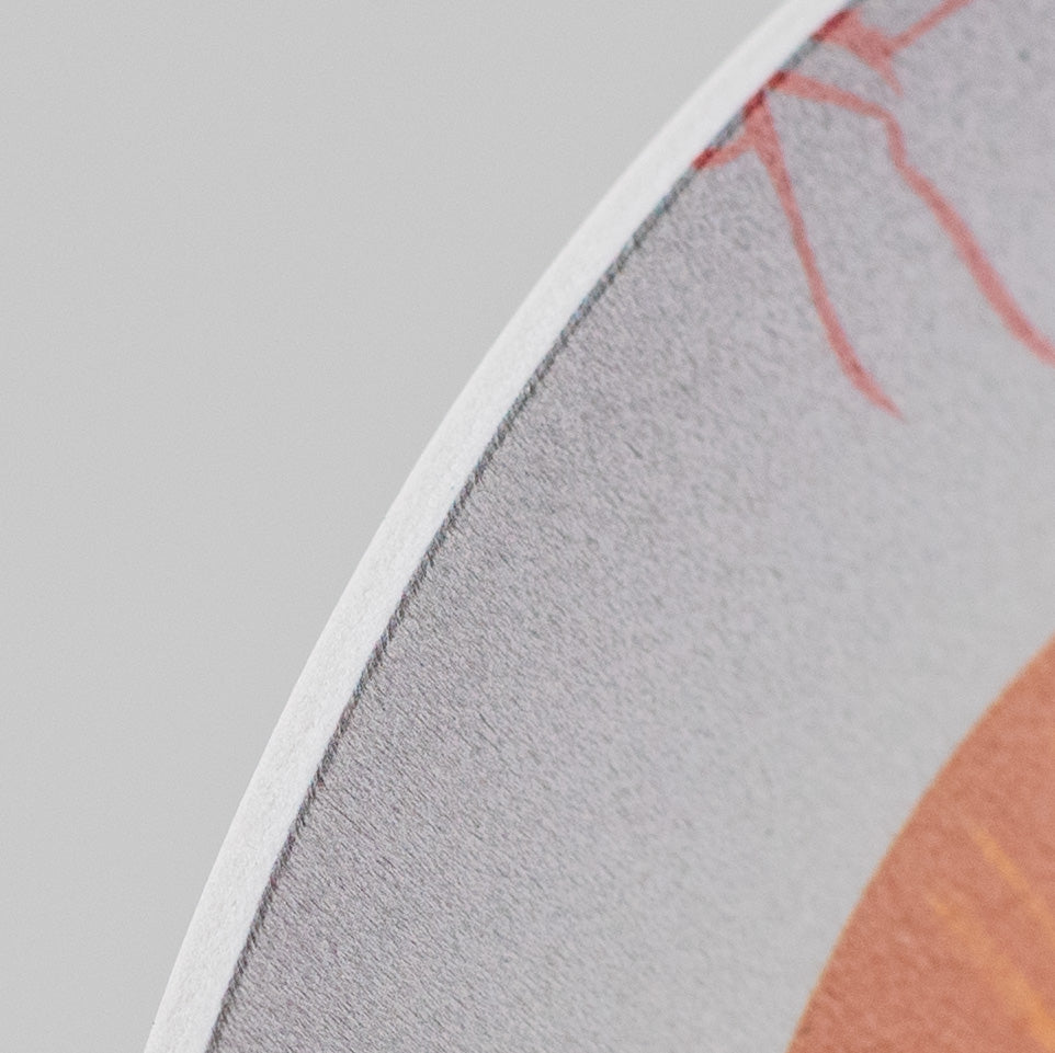 6" Waterproof Accent: Flat Orange Eyeball detail photo 3