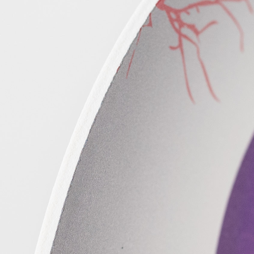 6" Waterproof Accent: Flat Purple Eyeball detail photo 3