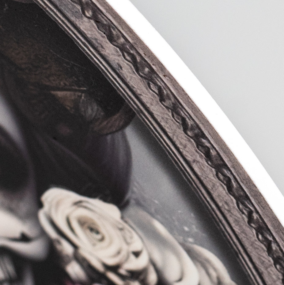 11" Waterproof Accent: Framed Steampunk Sugar Skull detail photo 3