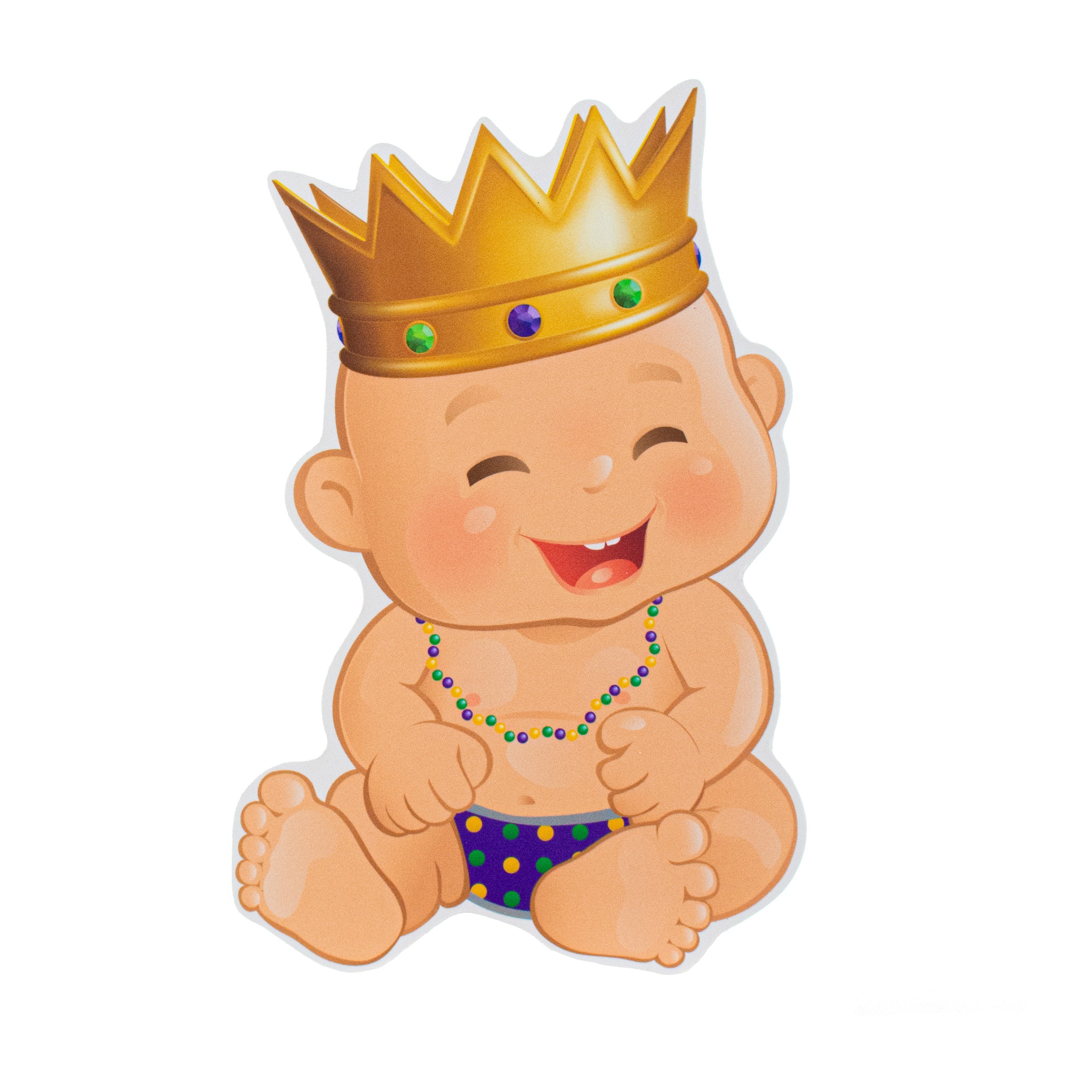 10" Waterproof Mardi Gras King Cake Baby Item Number: CD0898NH