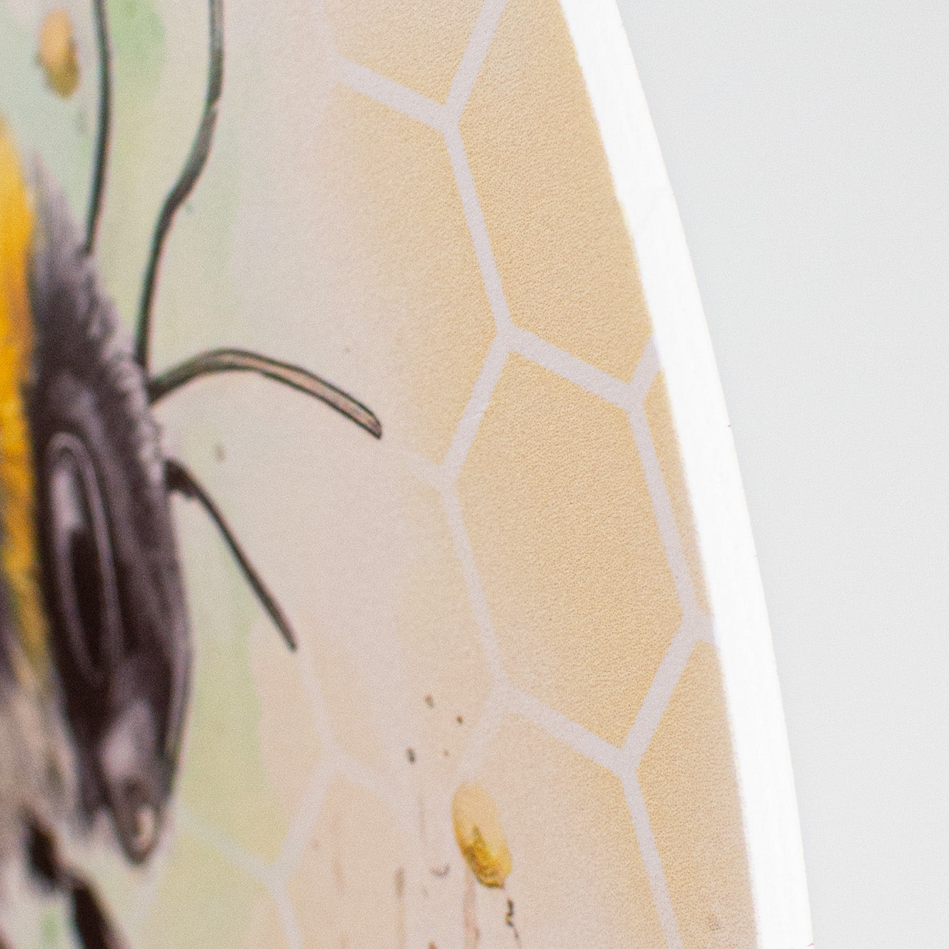 9.4" Waterproof Sign: Bee Blessed Floral detail photo 3