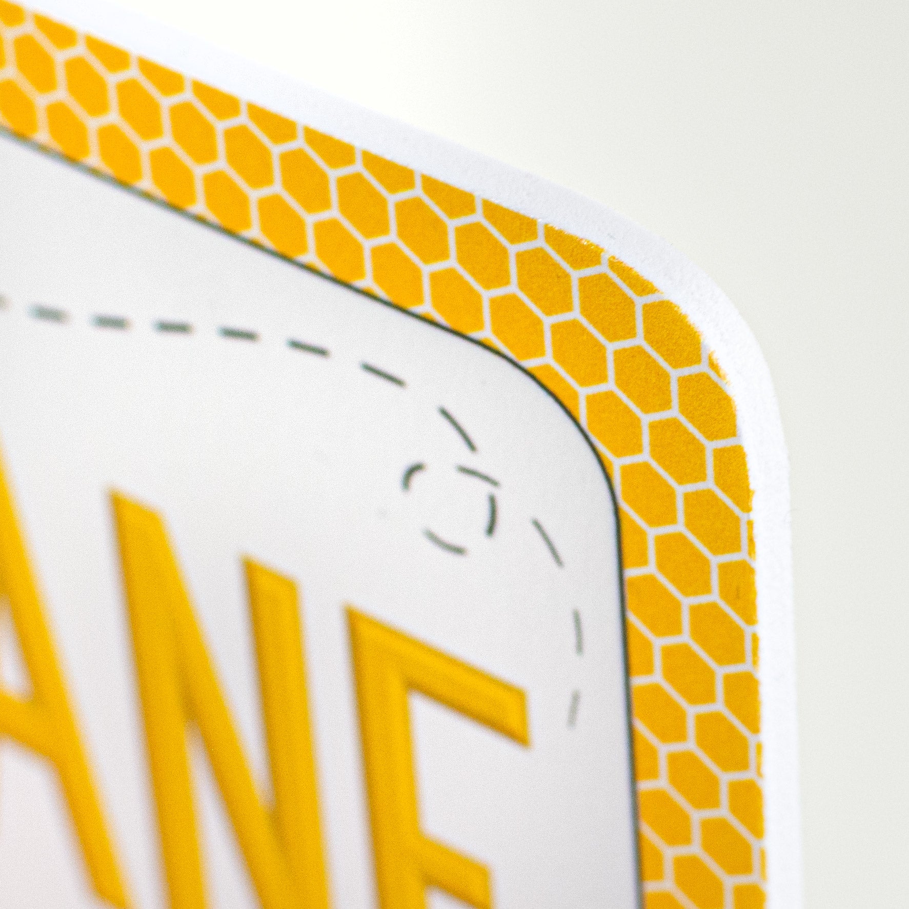 12" Waterproof Sign: Bumble Bee Lane detail photo 3